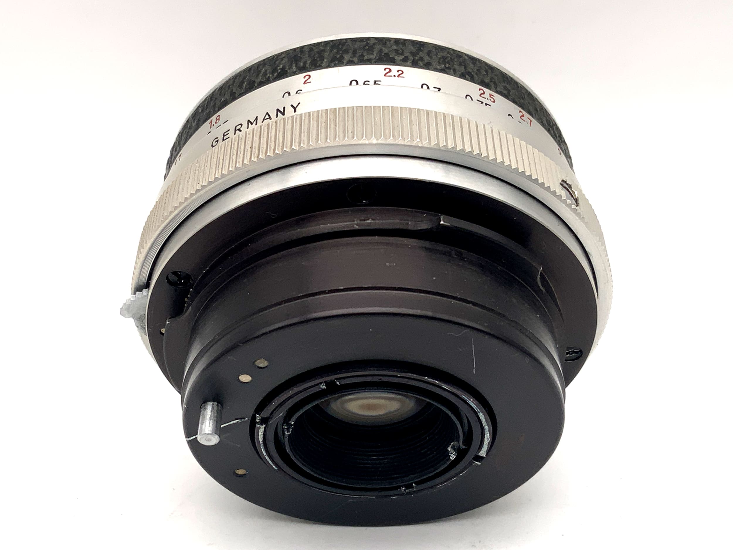 Carl Zeiss Jena 50mm 1:2.8 lens Q1 Tessar fixed focal length (Praktina)