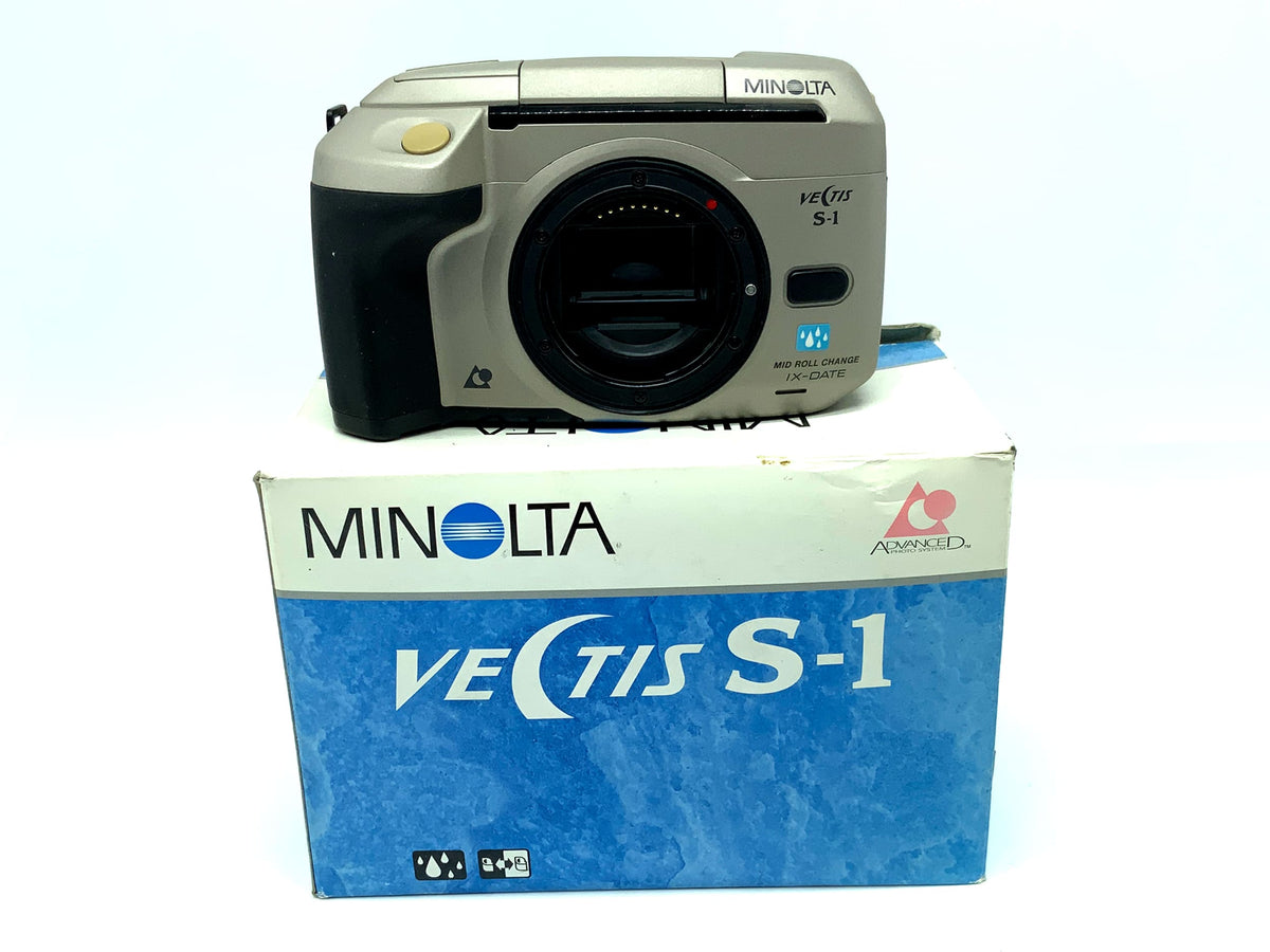 Minolta Vectis S-1 SLR in original packaging 35mm SLR analog body (Minolta Vectis)