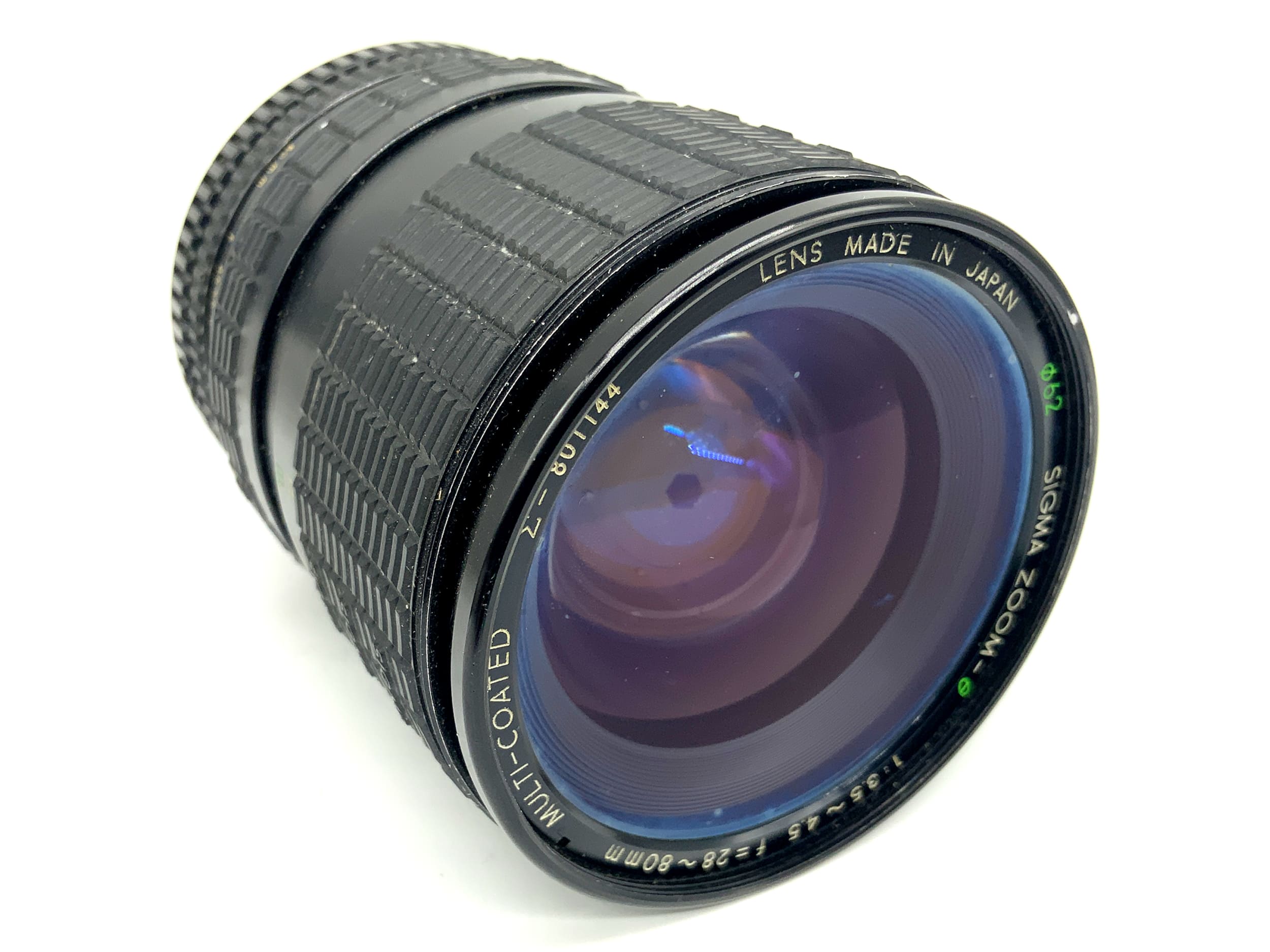 Sigma Zoom-0 MC 28-80mm 1:3.5-4.5 Objektiv Zoomobjektiv (Minolta MD) Nebel!