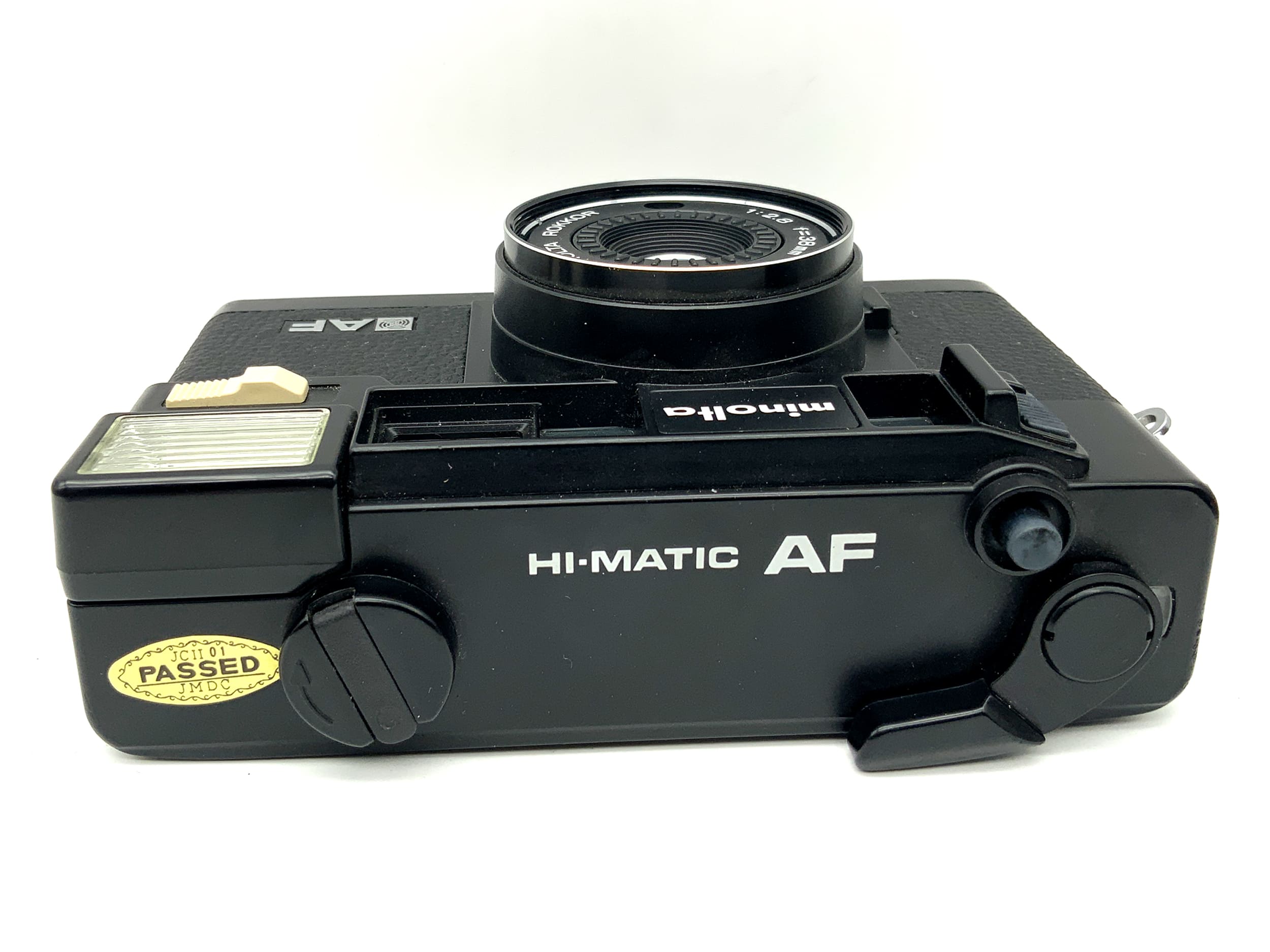 Minolta Hi-Matic AF Point&amp;Shoot with Rokkor 1:2.8/38mm analog camera