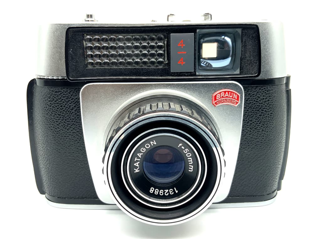 Braun Nürnberg Paxina electromatic Sucherkamera mit Katagon 50mm Analogkamera