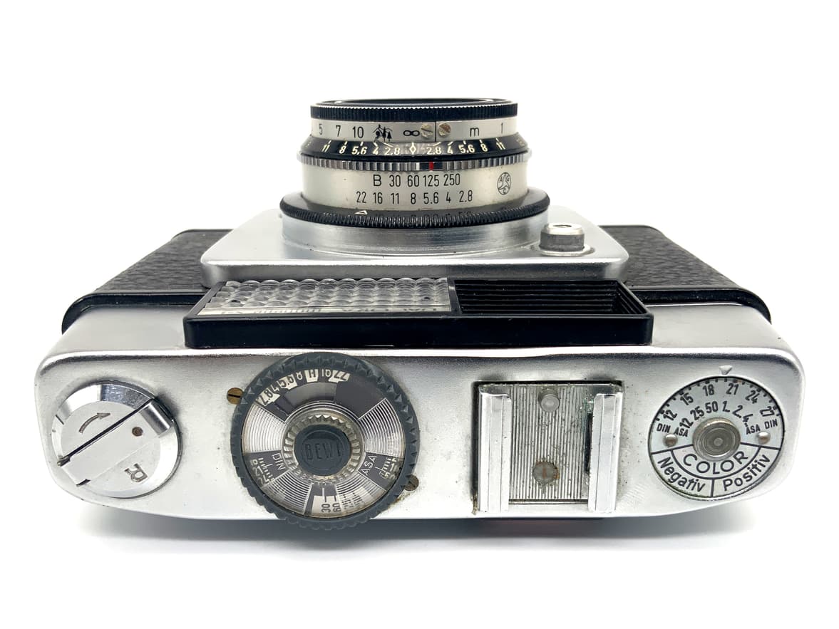 Dacora Dignette S-L Sucherkamera mit Cassar 45mm 1:2.8 Analogkamera