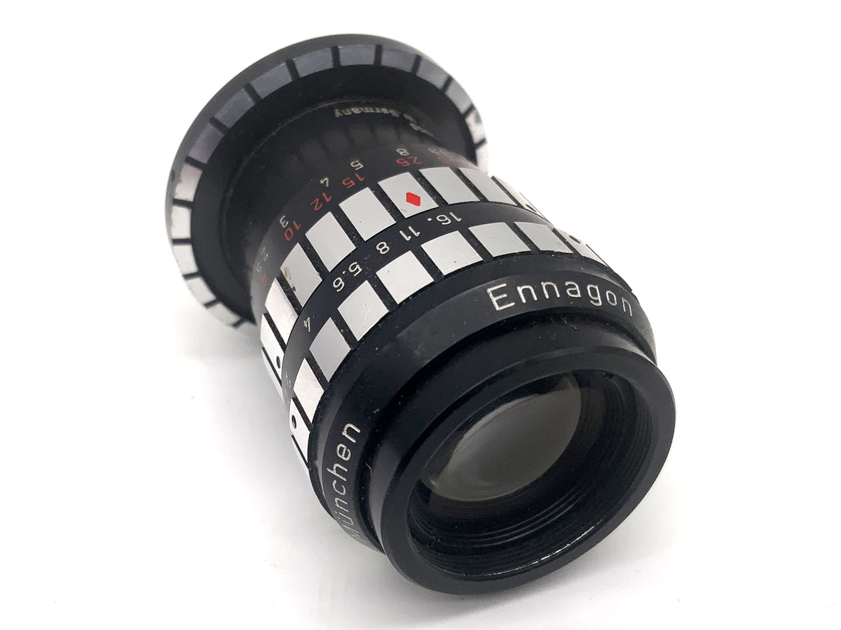 Enna München Ennagon 50mm 1:2.8 Objektiv Zebra Festbrennweite (Goldeck 16)