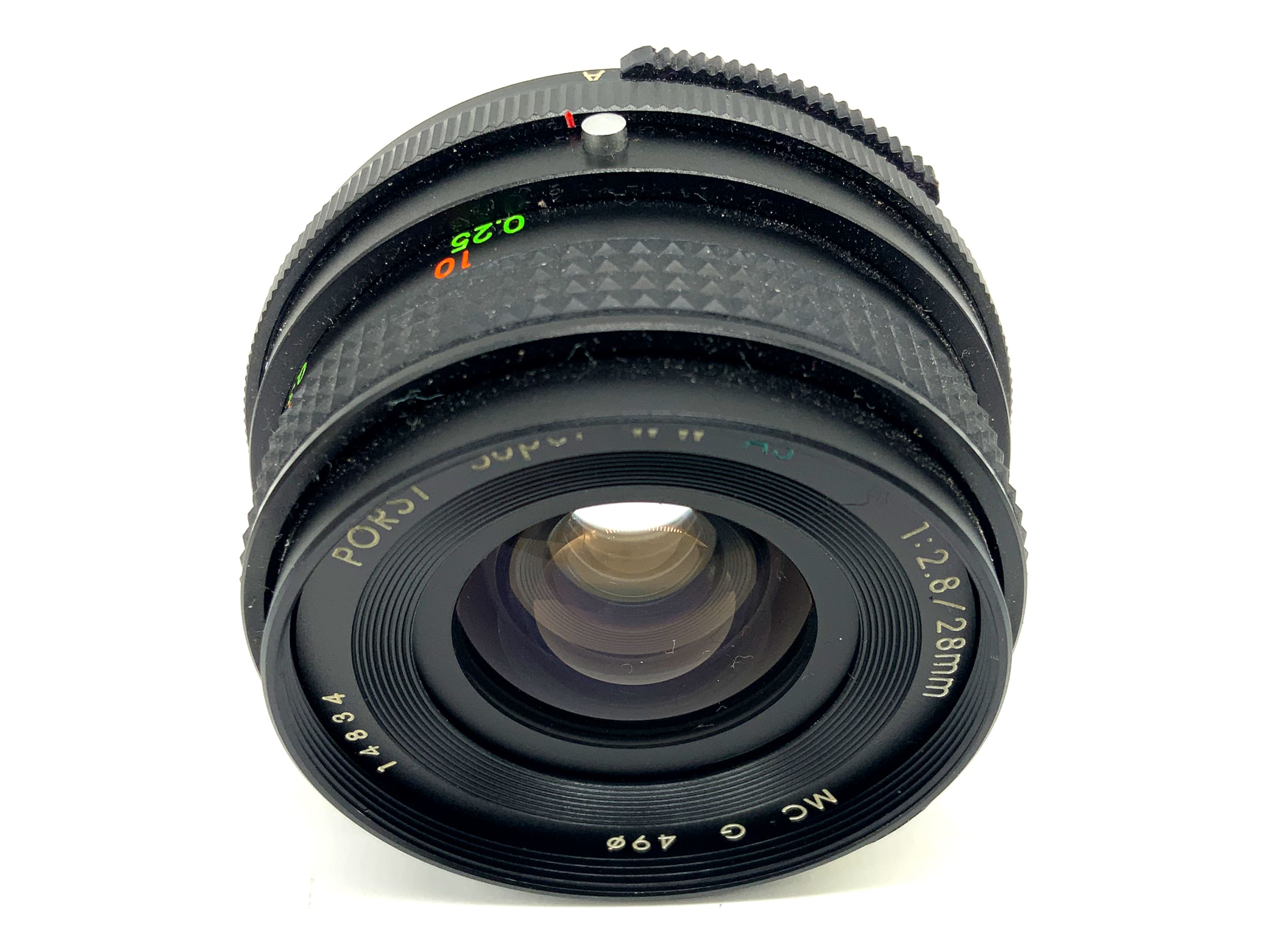 Porst Super-WW-AS MC G 28mm 1:2,8 Objektiv Festbrennweite (M42) Nebel!