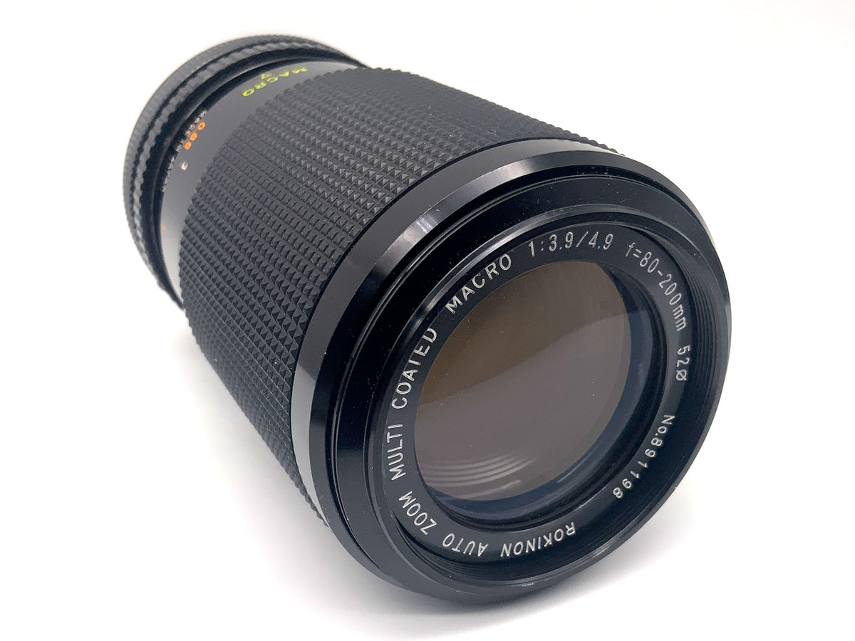 Rokinon Auto Zoom MC Macro 80-200mm 1:3.9/4.9 Objektiv Zoomobjektiv (Canon FD)