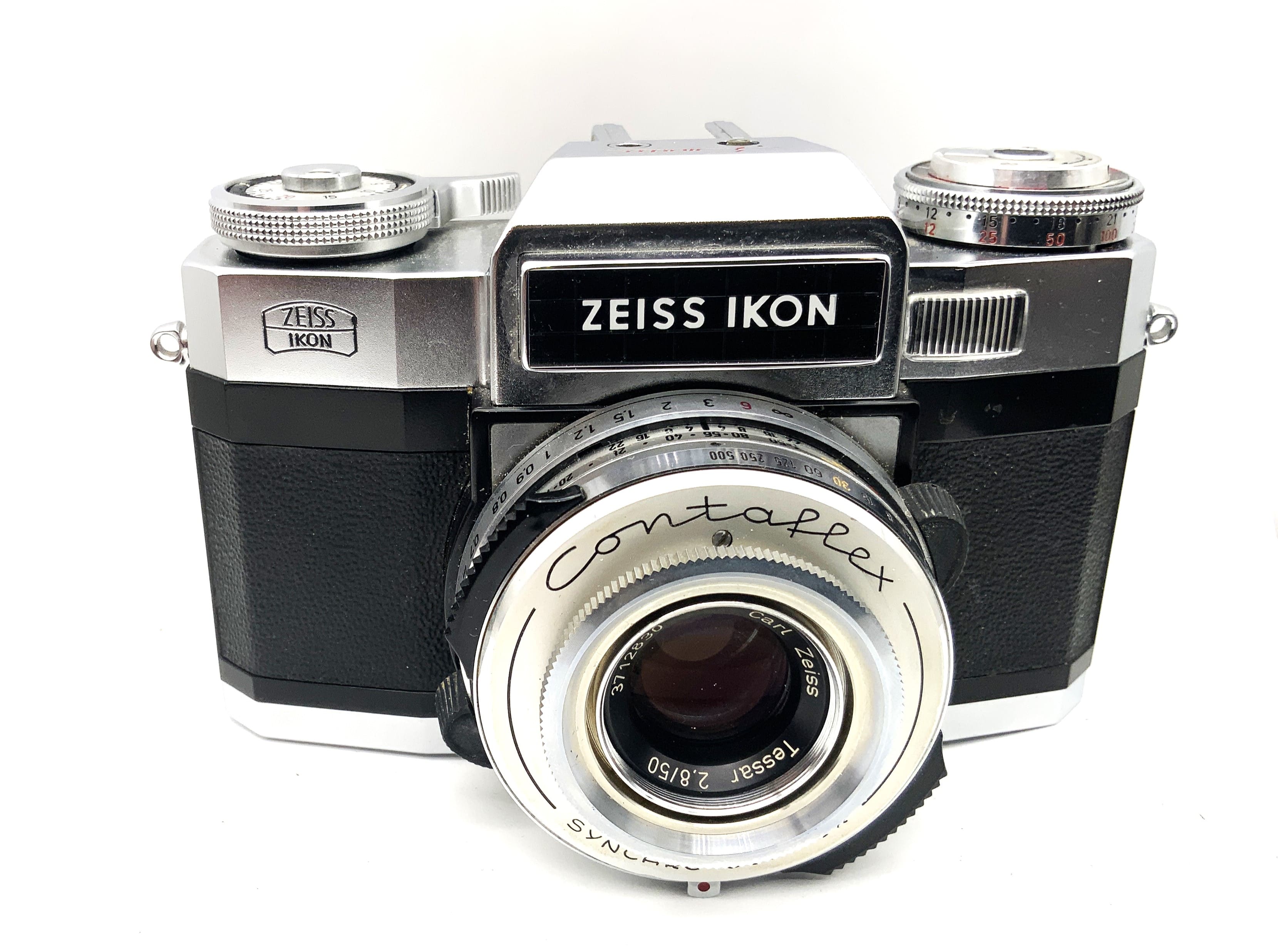 Zeiss Ikon Contaflex SLR Tessar 2.8/50 Synchro-Compur 35mm analog !Beli defective!
