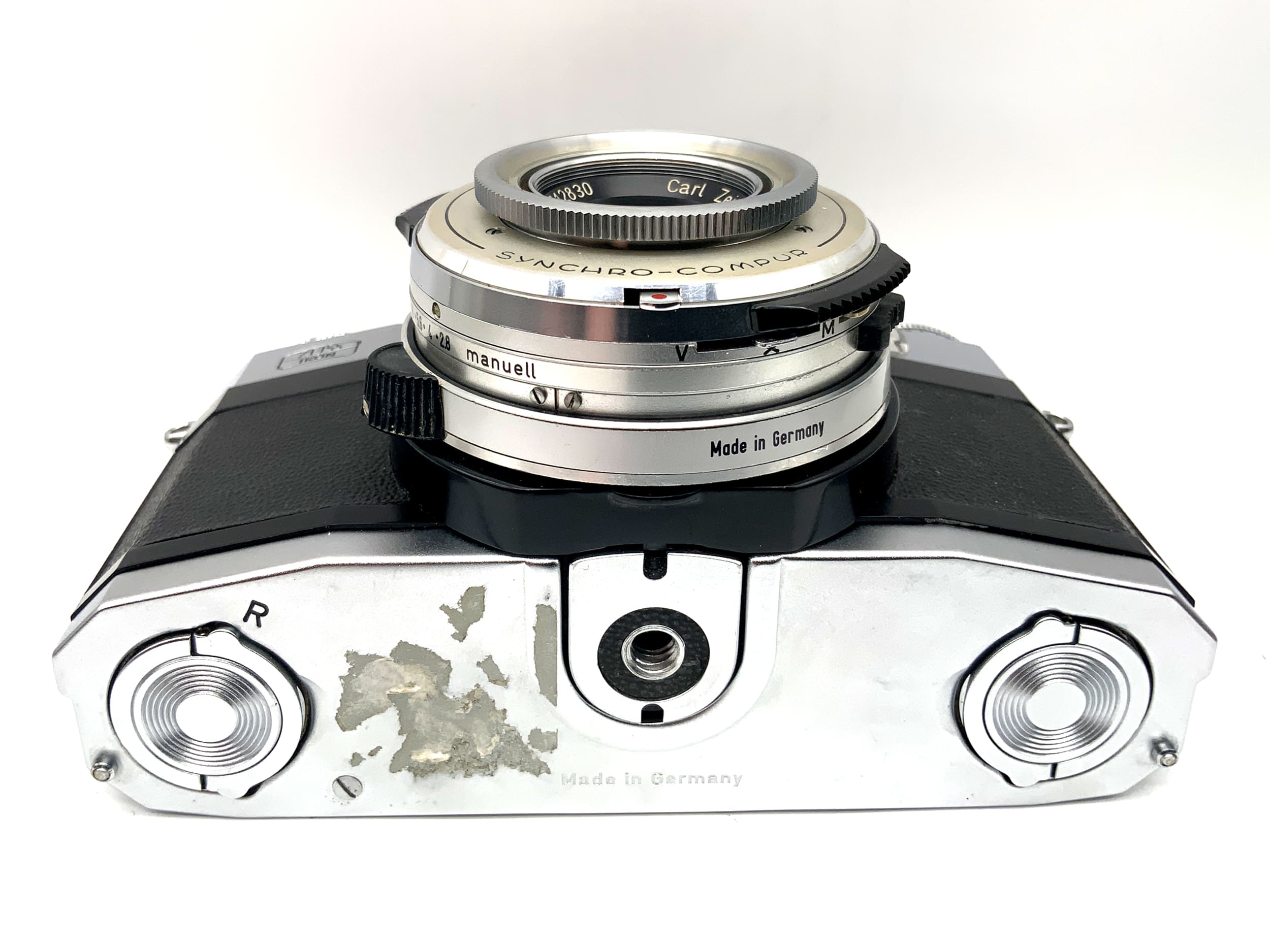 Zeiss Ikon Contaflex SLR Tessar 2.8/50 Synchro-Compur 35mm analog !Beli defective!