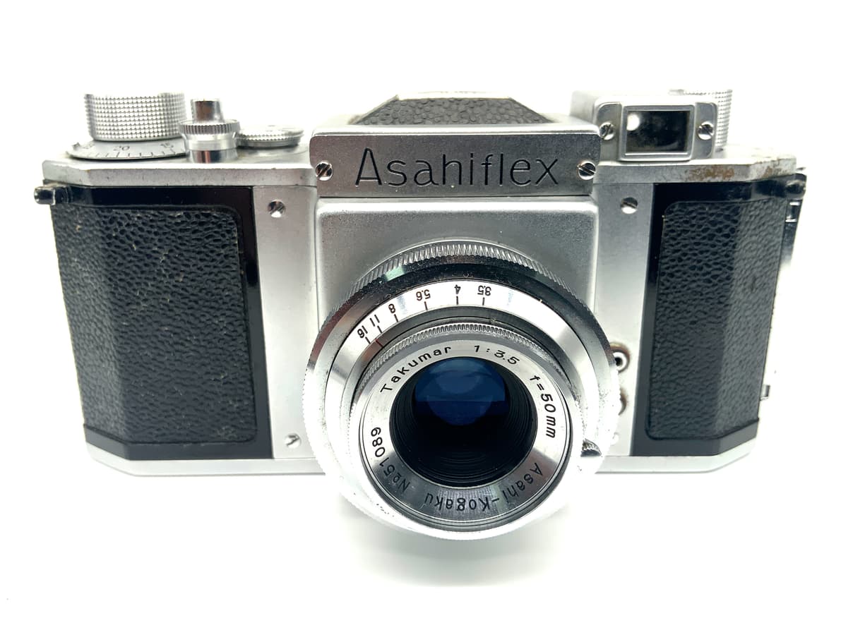 Asahi Pentax Asahiflex 1A SLR 35mm SLR analog Body (Takumar 50mm 1:3.5)