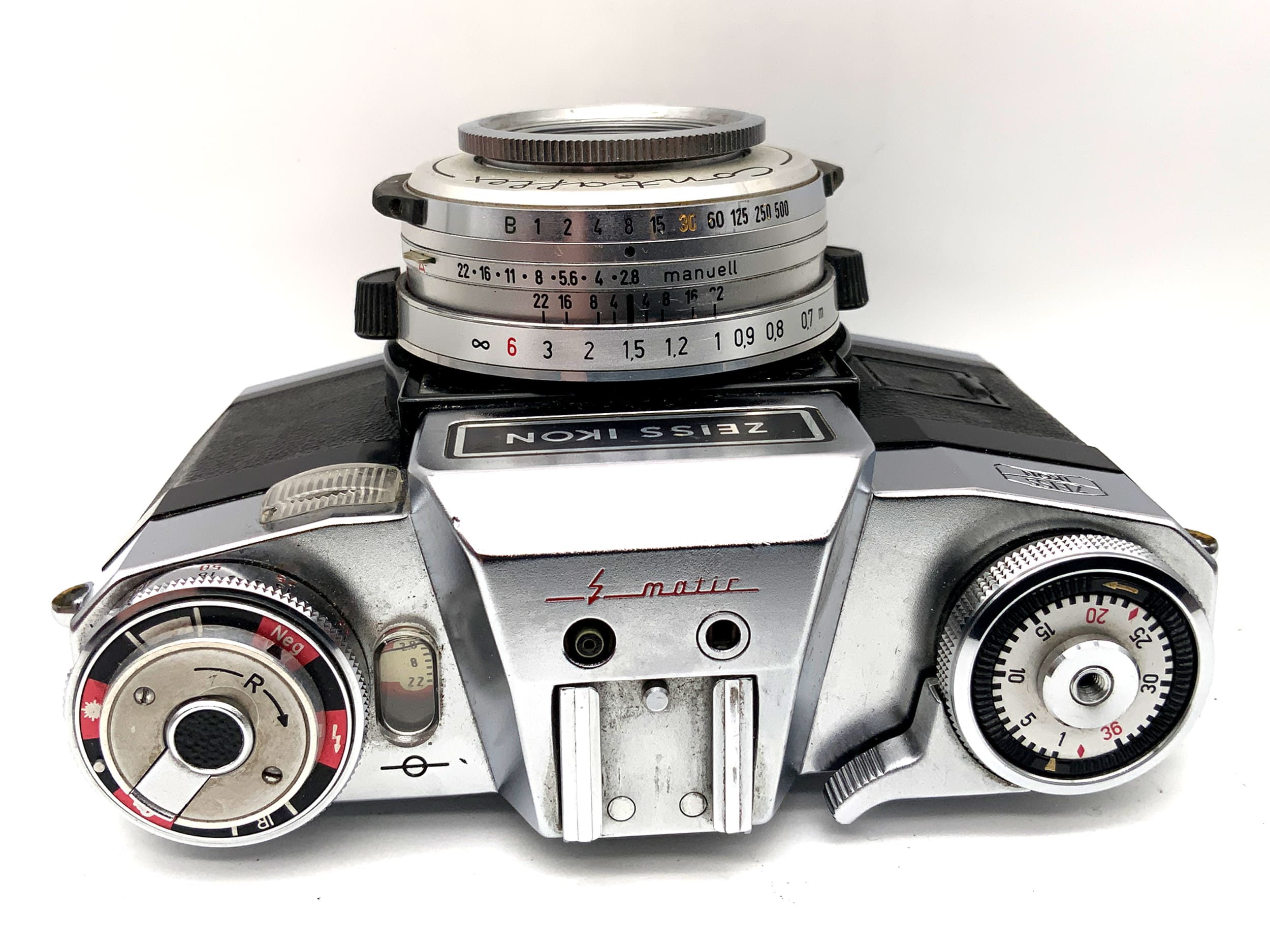 Zeiss Ikon Contaflex SLR Tessar 2.8/50 Synchro-Compur-X 35mm Body !Beli defective!