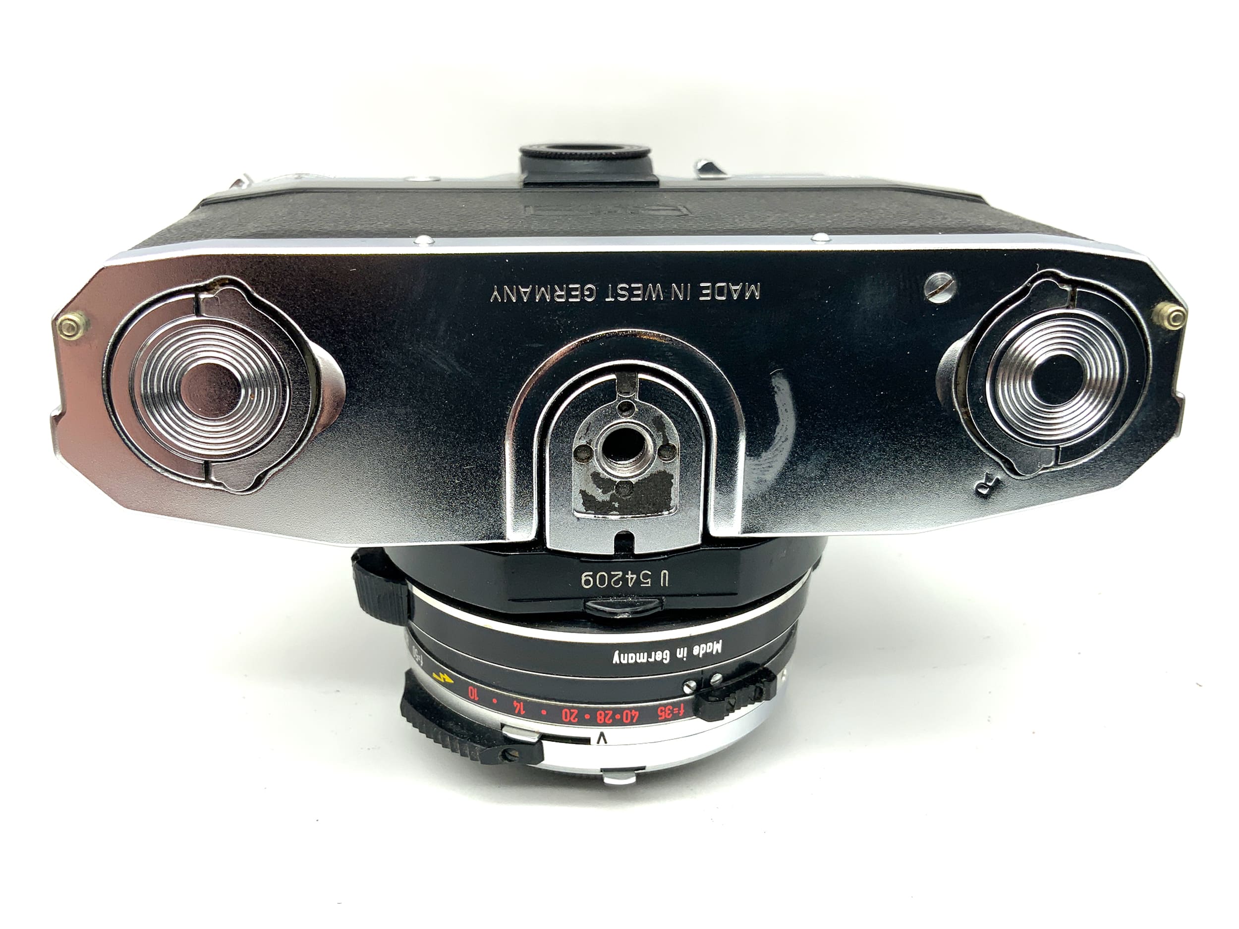 Zeiss Ikon Contaflex S SLR Tessar2.8/50 Synchro-Compur-X 35mm !Beli defective!