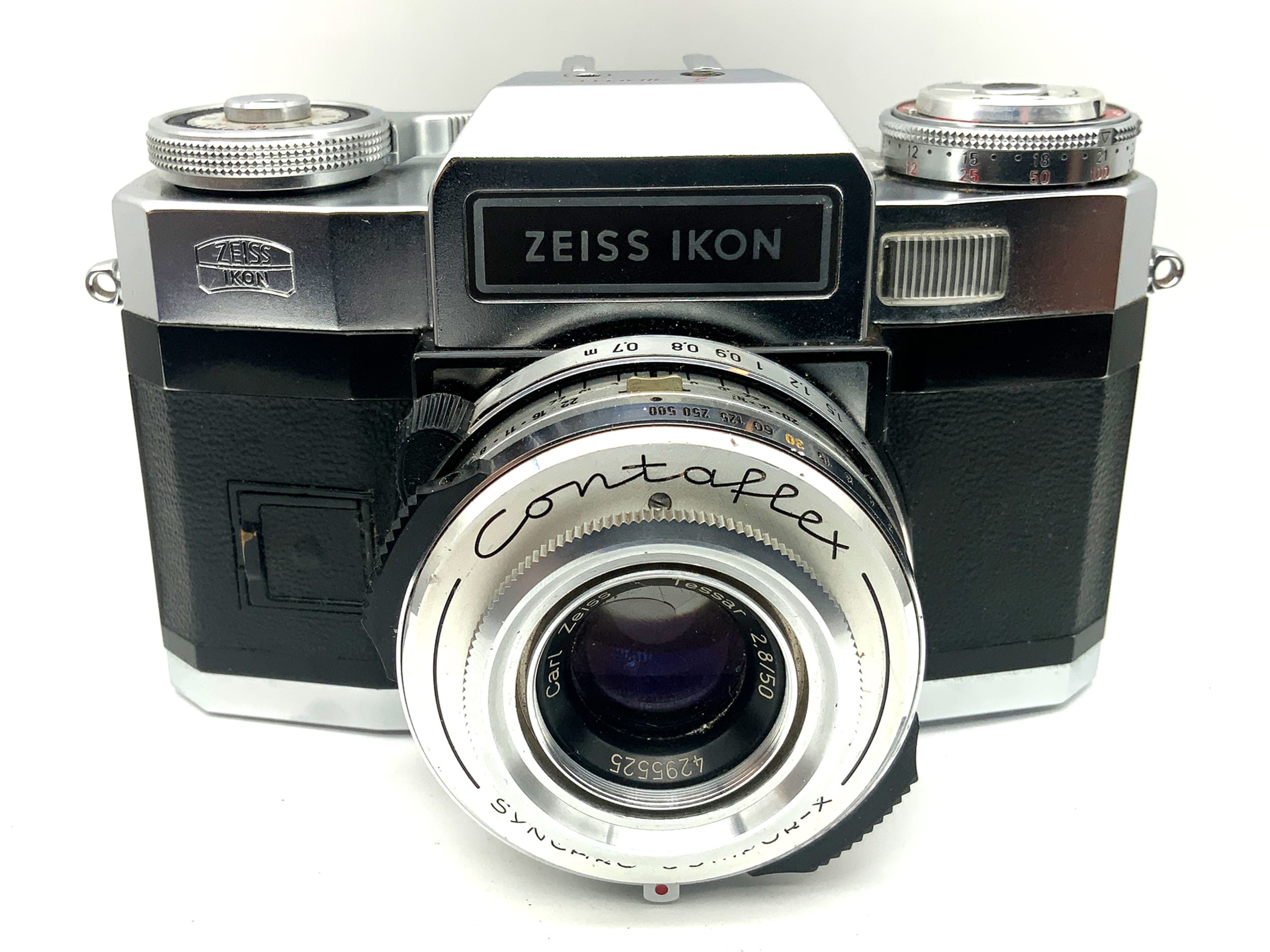 Zeiss Ikon Contaflex SLR with Tessar 2.8/50 Synchro-Compur-X 35mm SLR analog body