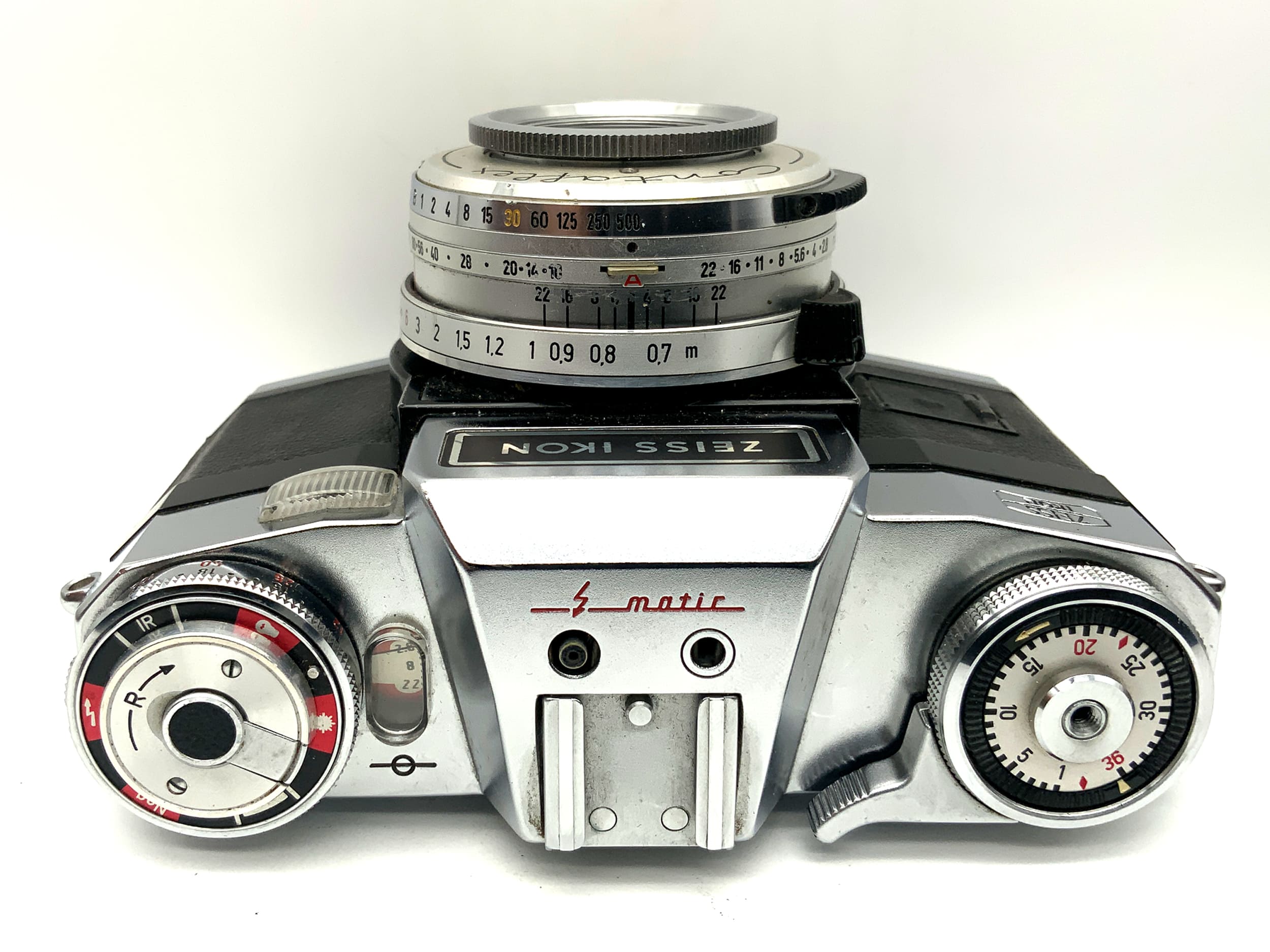 Zeiss Ikon Contaflex SLR with Tessar 2.8/50 Synchro-Compur-X 35mm SLR analog body