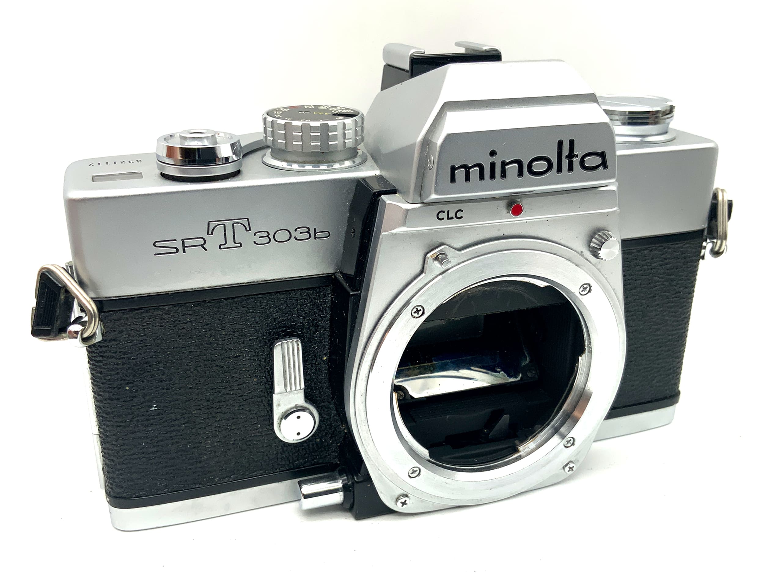Minolta SRT 303b SLR Minolta MD 35mm SLR analog body !Beli defective!