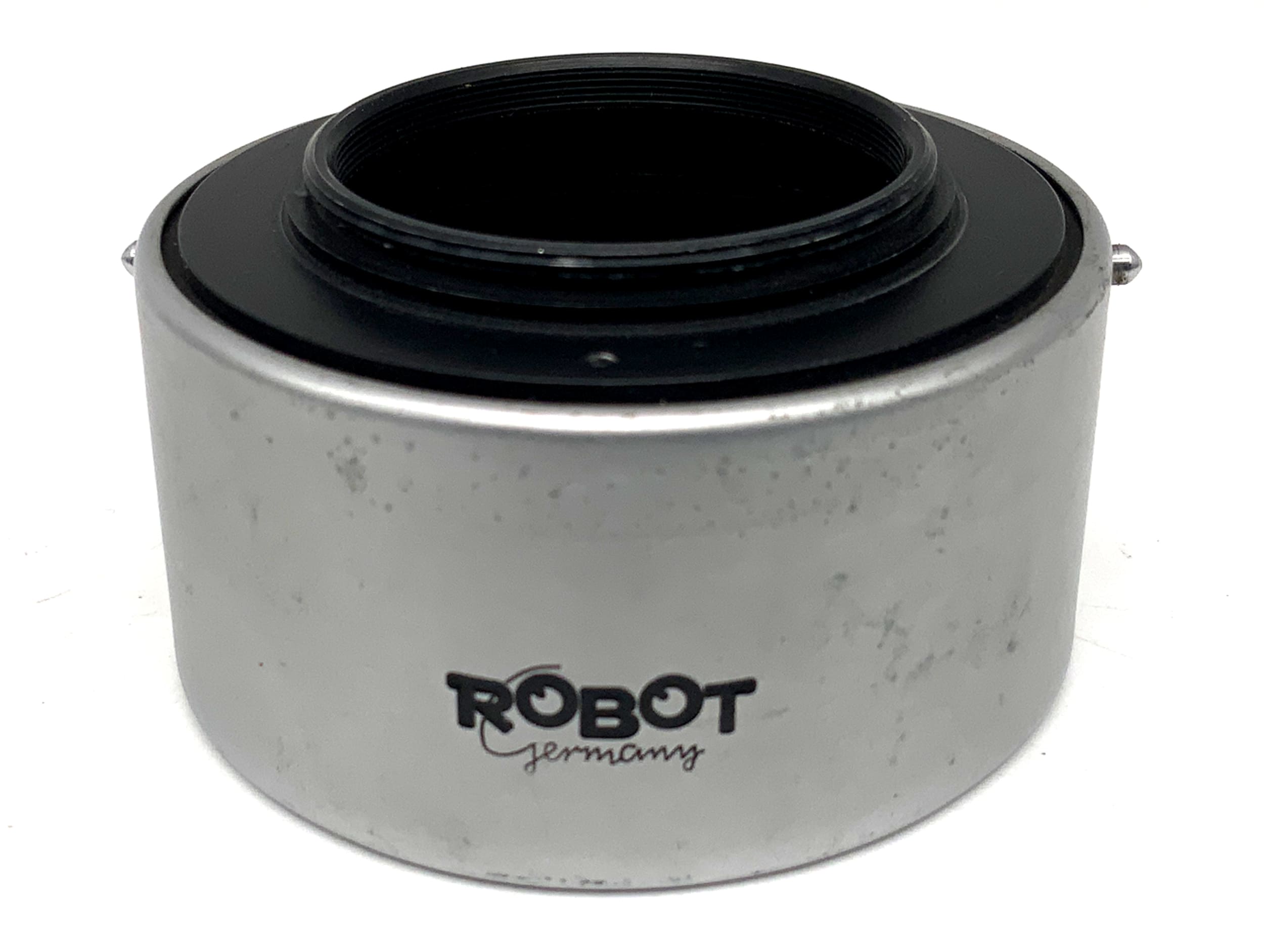 Robot 38mm lens hood with retractable filter thread