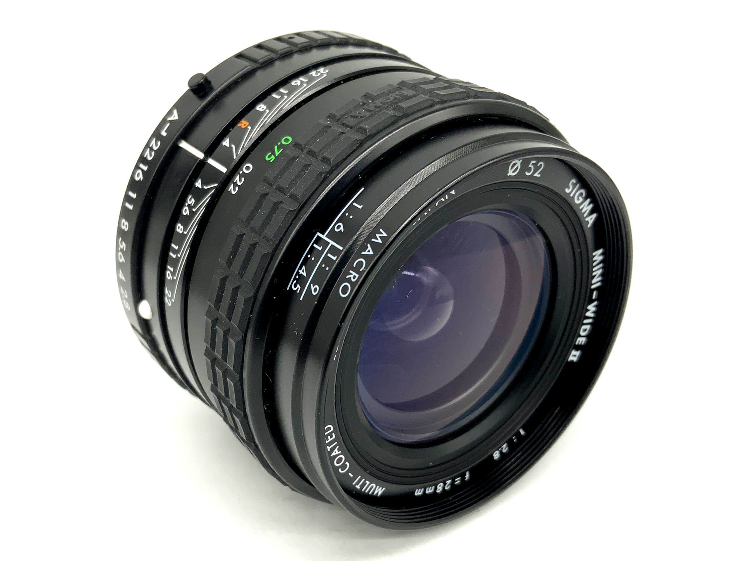 Sigma Mini Wide II MC 28mm 1:2.8 Objektiv Festbrennweite (Pentax K) Nebel!