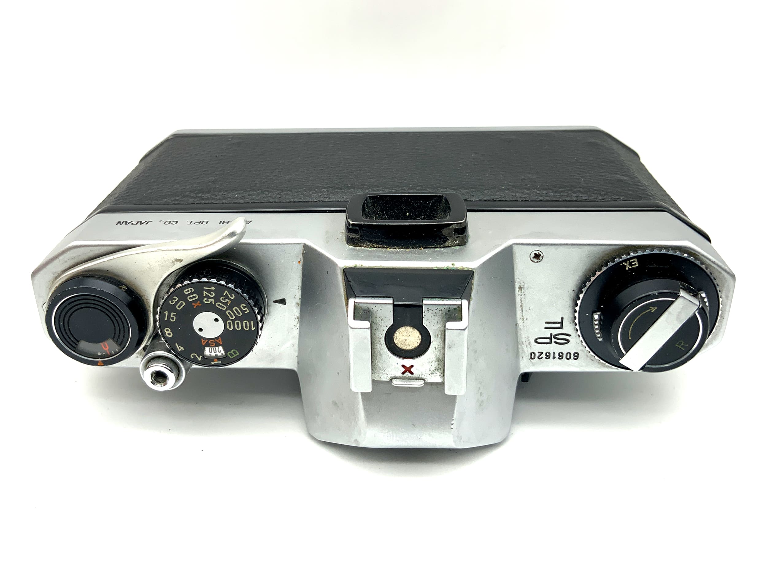 Asahi Pentax Spotmatic F SLR 35mm analog body (M42) !Light meter defective!