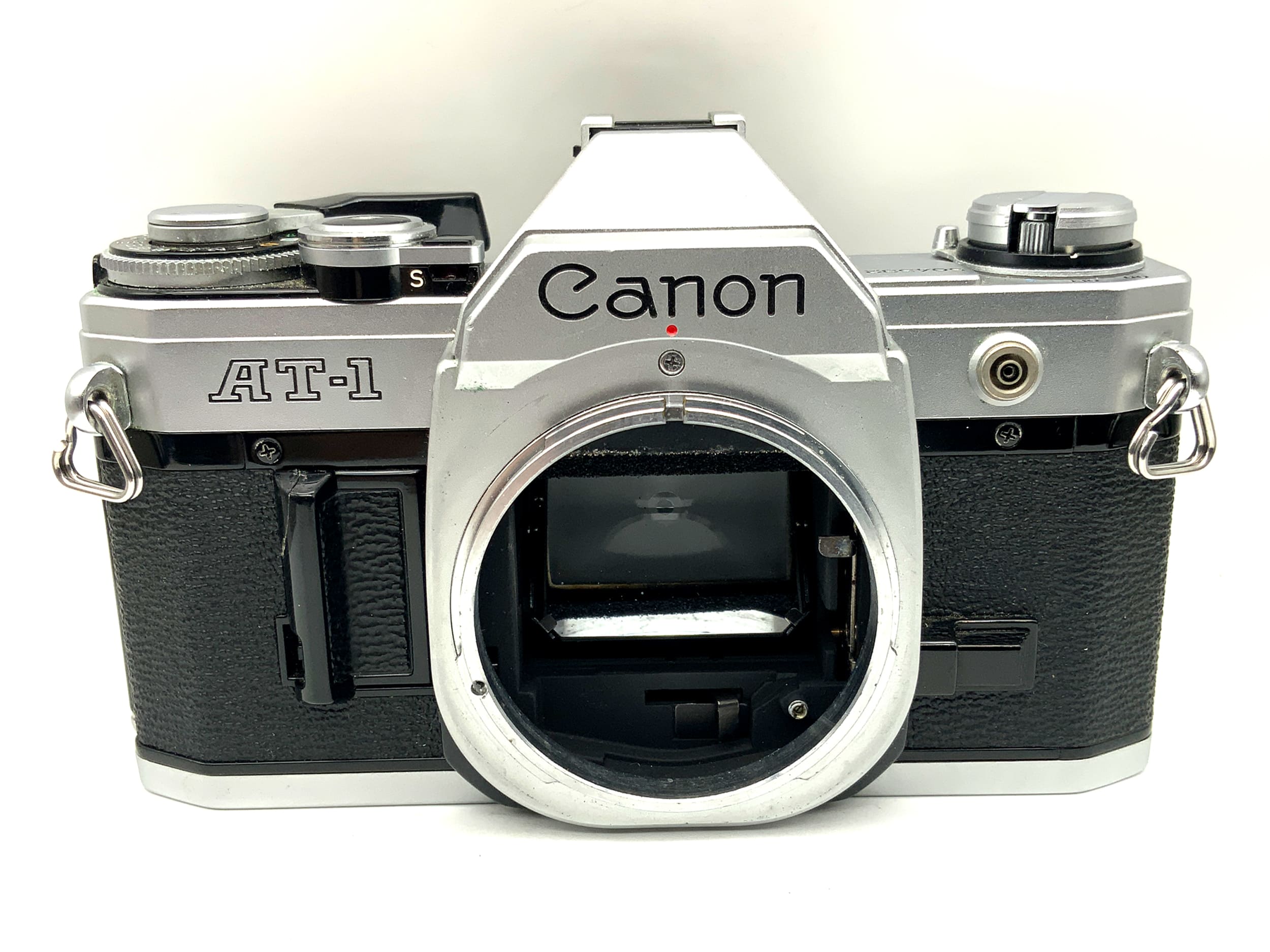 Canon AT-1 SLR 35mm analog single-lens reflex camera body (Canon FD)