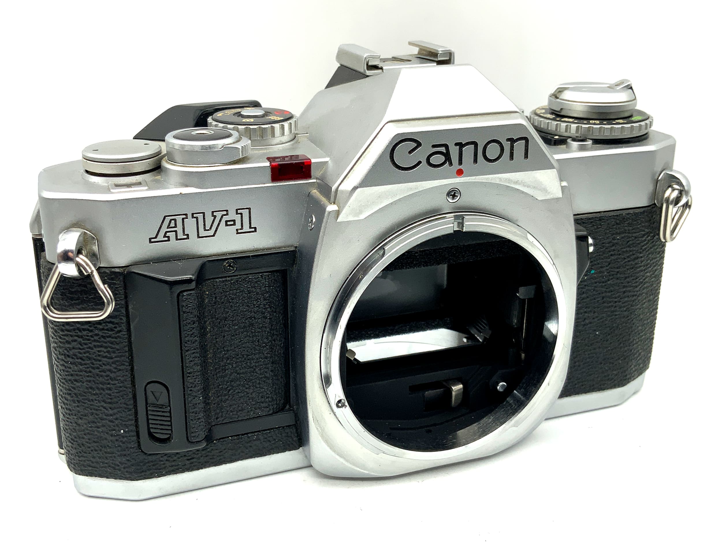 Canon AV-1 SLR with Canon FD 35mm analog SLR camera body