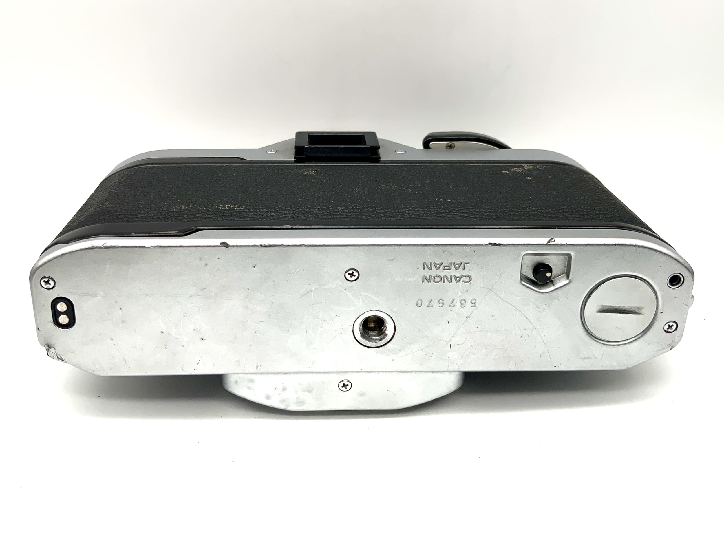 Canon AV-1 SLR with Canon FD 35mm analog SLR camera body