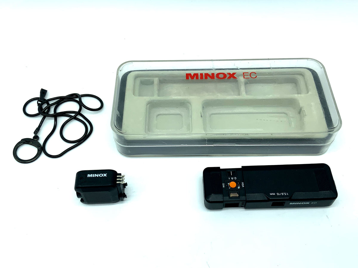 Minox EC miniature camera with 15mm 1:5.6 subminiature camera