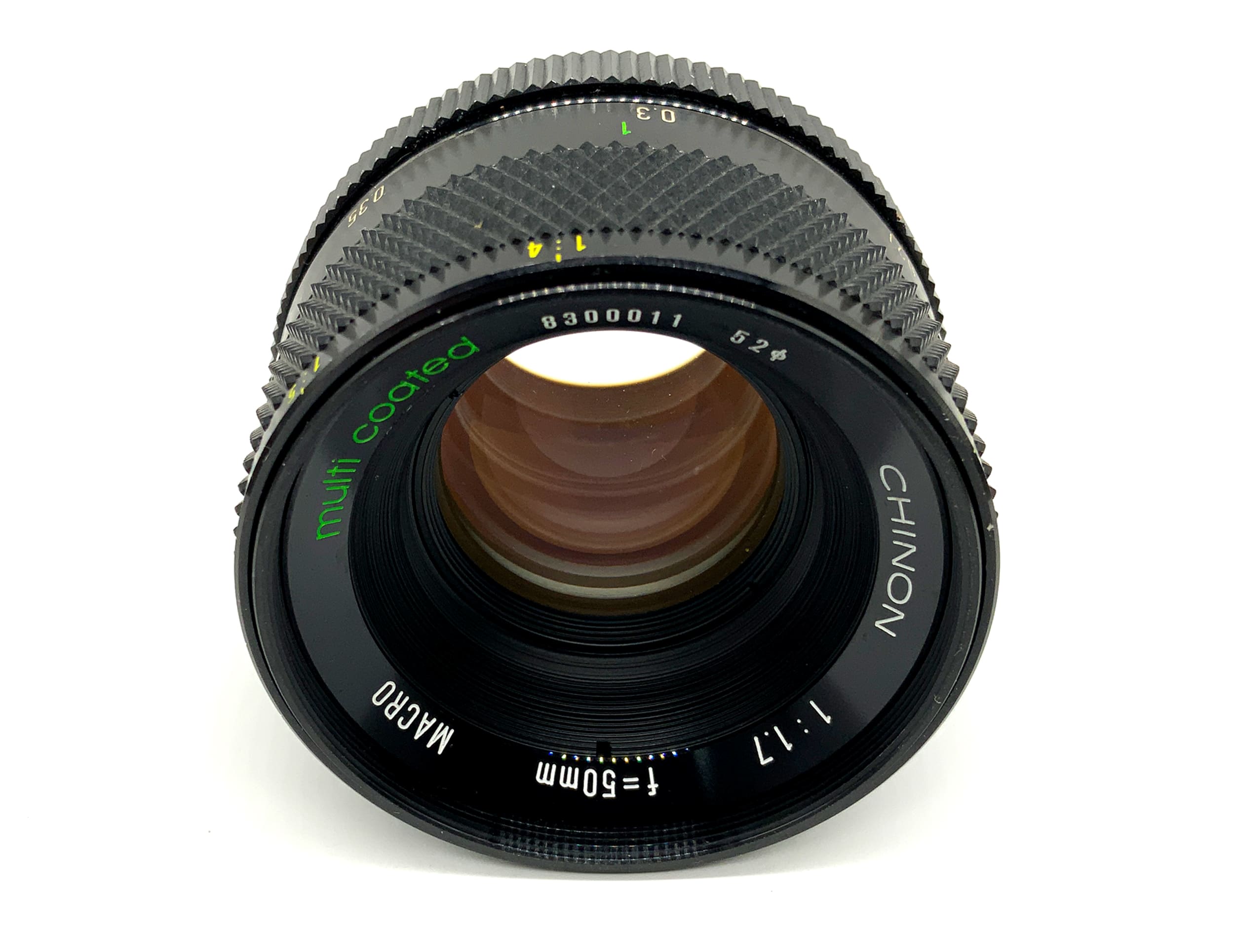 Chinon Macro MC 50mm 1:1.7 Objektiv Festbrennweite (M42)