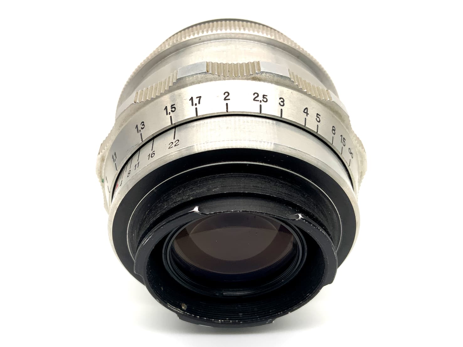 Carl Zeiss Jena Biotar red T 58mm 1:2 Objektiv Festbrennweite (Exa)