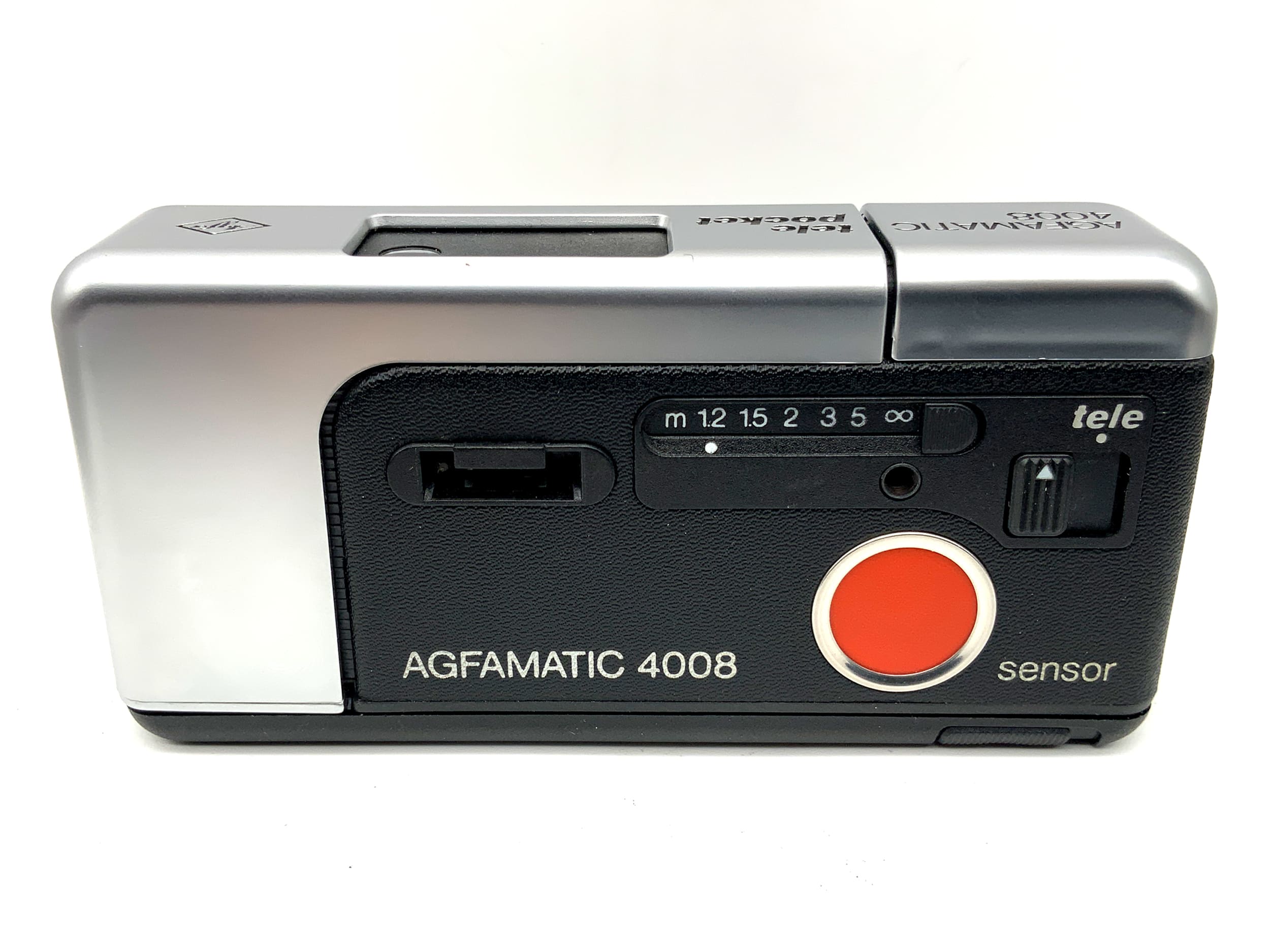 Agfa Agfamatic 4008 viewfinder camera with Color Apotar miniature analog camera