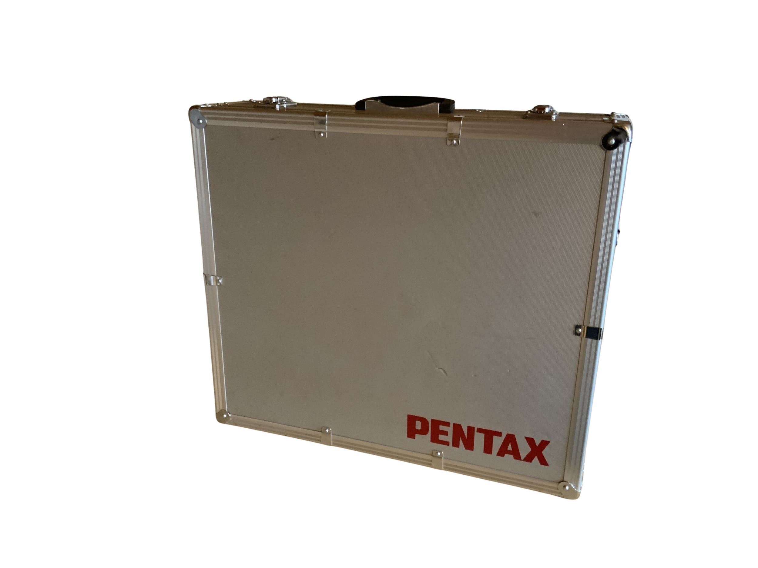 Pentax camera case, silver aluminum case for photo equipment, approx. 55x9x48cm
