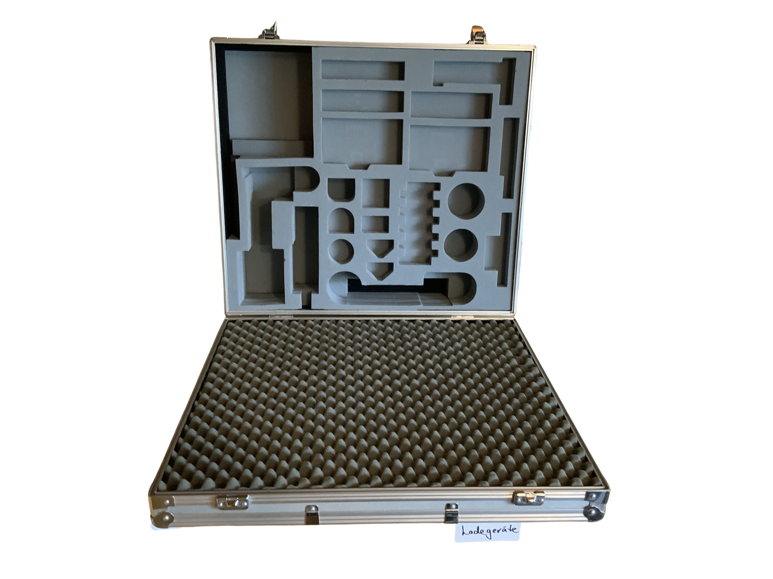 Pentax camera case, silver aluminum case for photo equipment, approx. 55x9x48cm