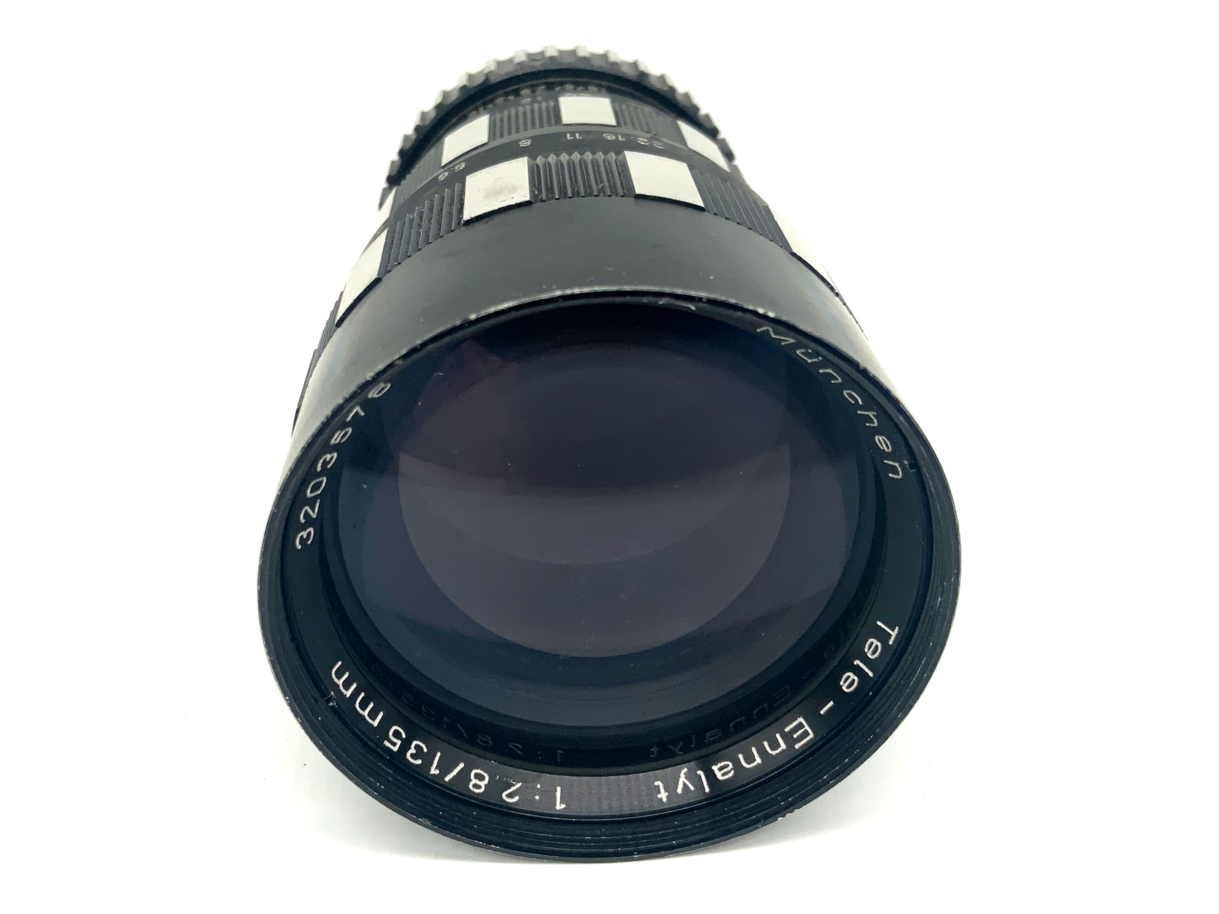 Enna München Tele-Ennalyt 135mm 1:3.5 Objektiv Zebra Festbrennweite (EXA)