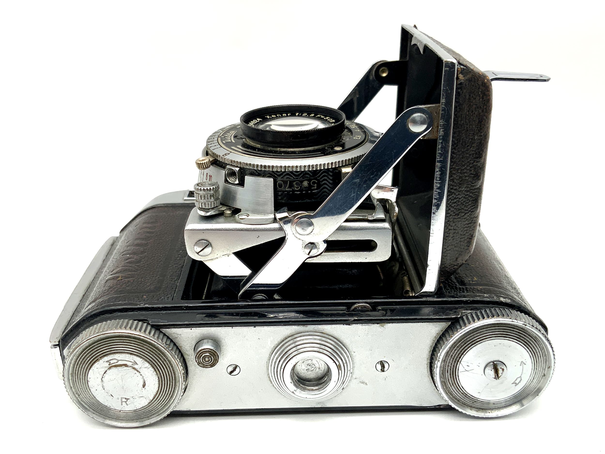 Welta Weltini folding camera with Schneider Kreuznach Xenar 1:2.8 5cm Compur Rapid lens