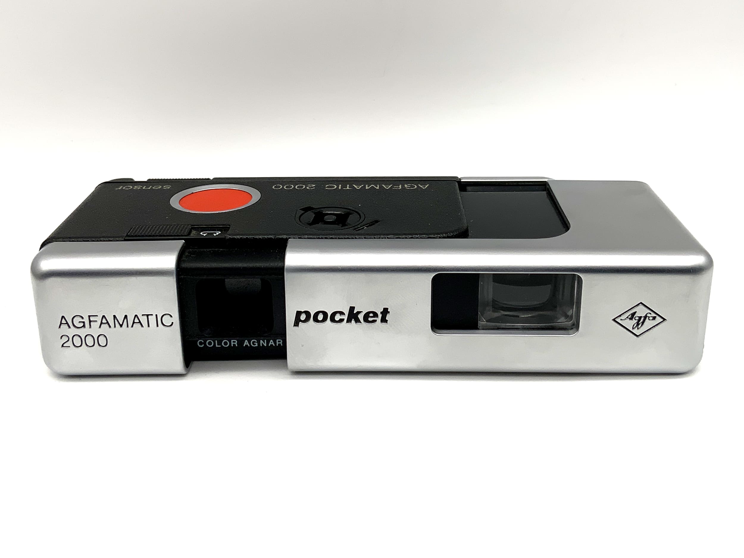 Agfa Agfamatic 2000 viewfinder camera with Color Agnar miniature camera analog camera