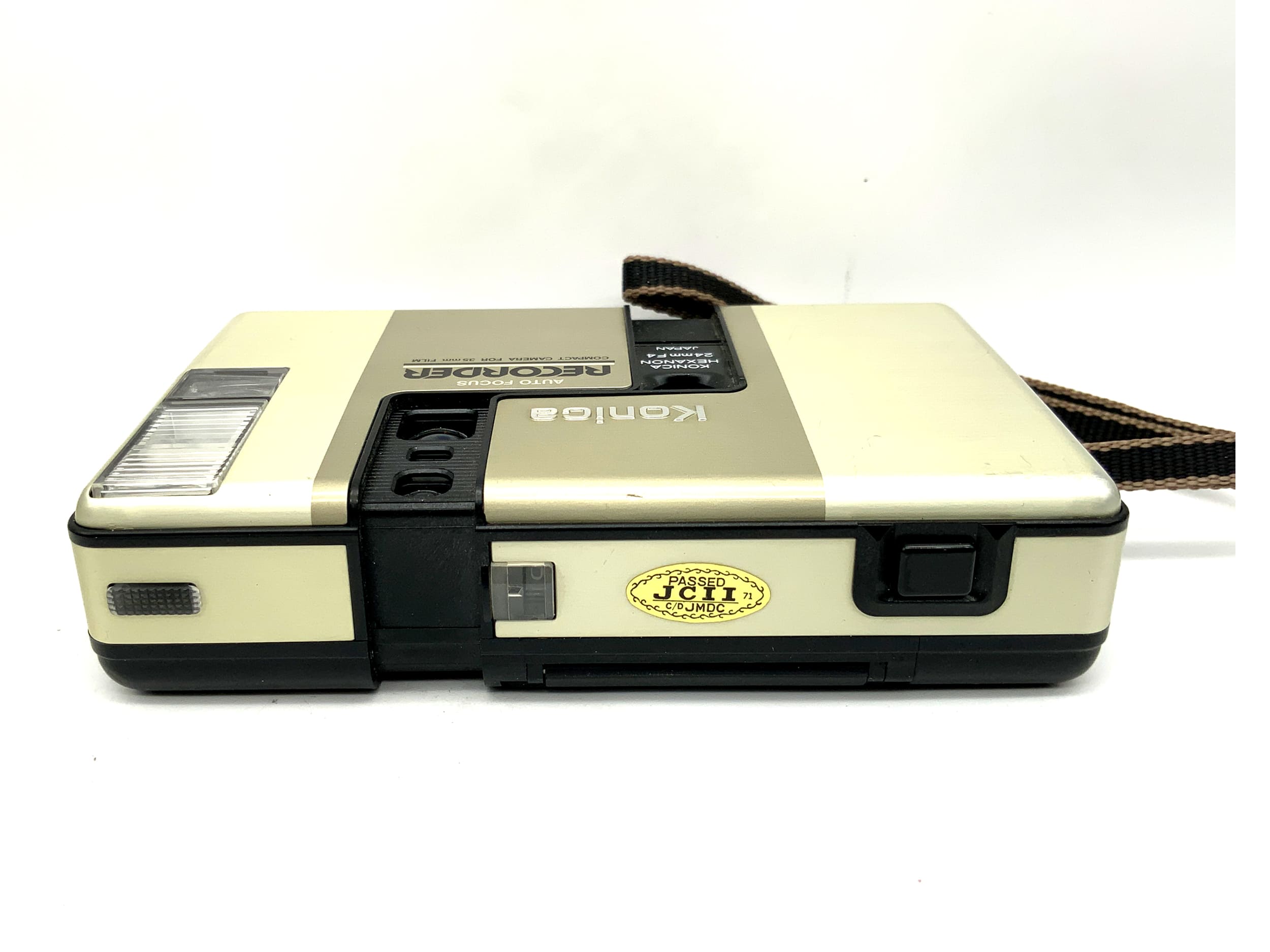 Konica Recorder Point&amp;Shoot with Hexanon 24mm 1:4 half frame analog camera