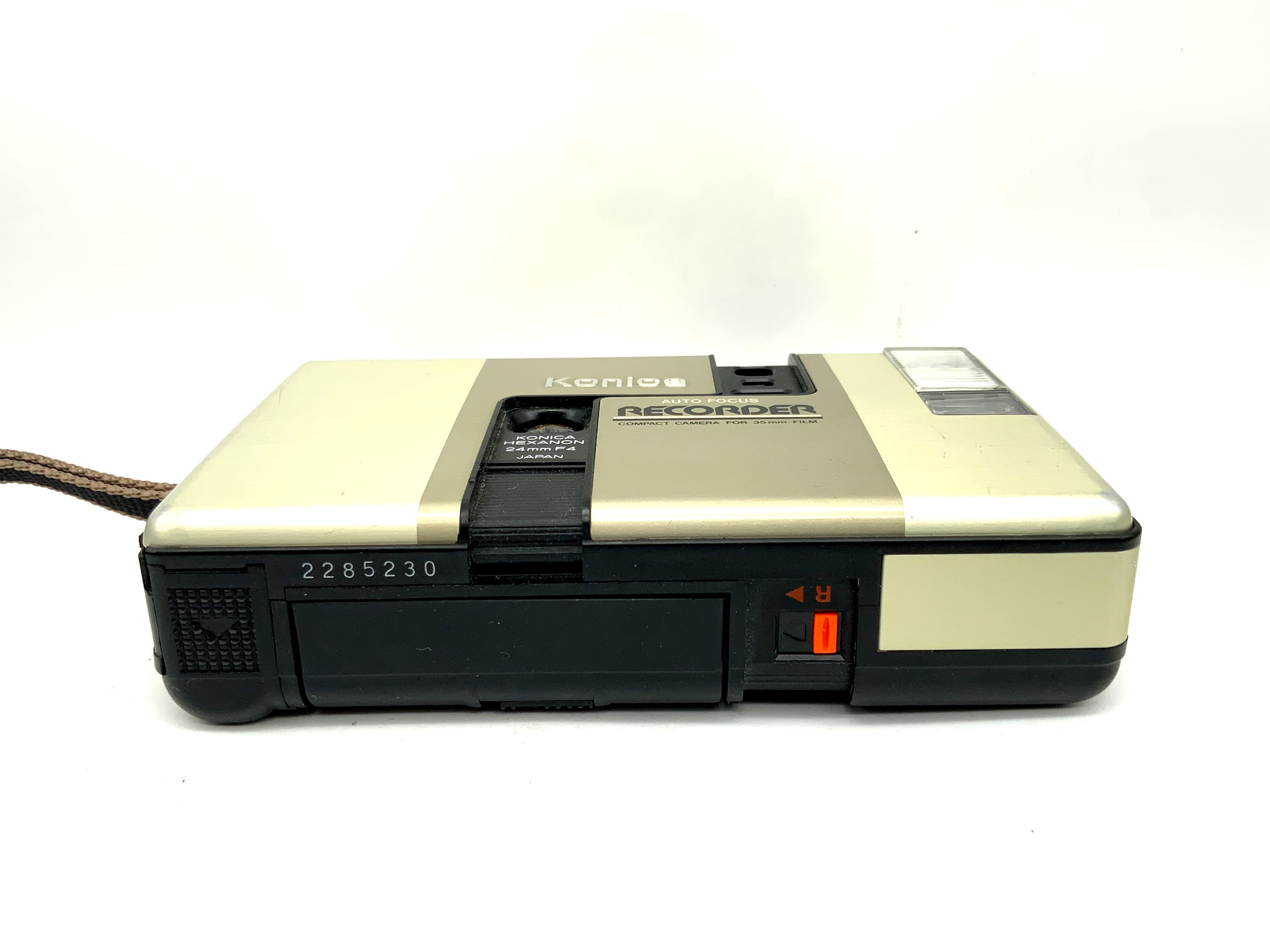 Konica Recorder Point&amp;Shoot with Hexanon 24mm 1:4 half frame analog camera