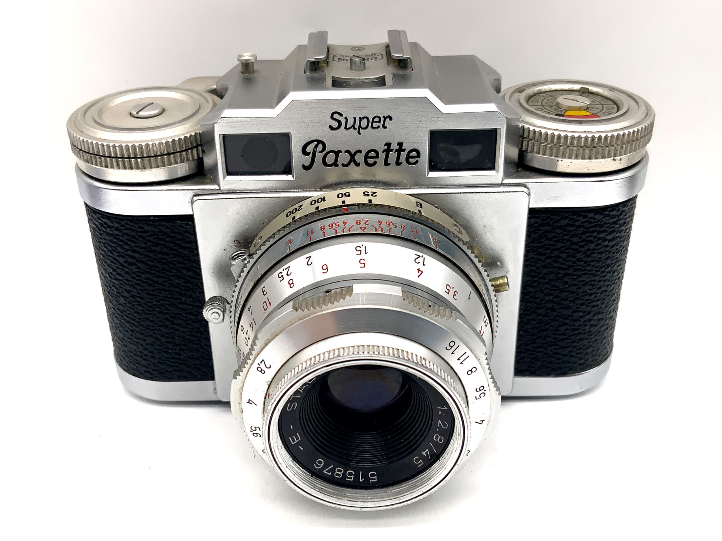 Braun Nürnberg Super Paxette with Staeble-Kata 45mm 1:2.8 rangefinder camera