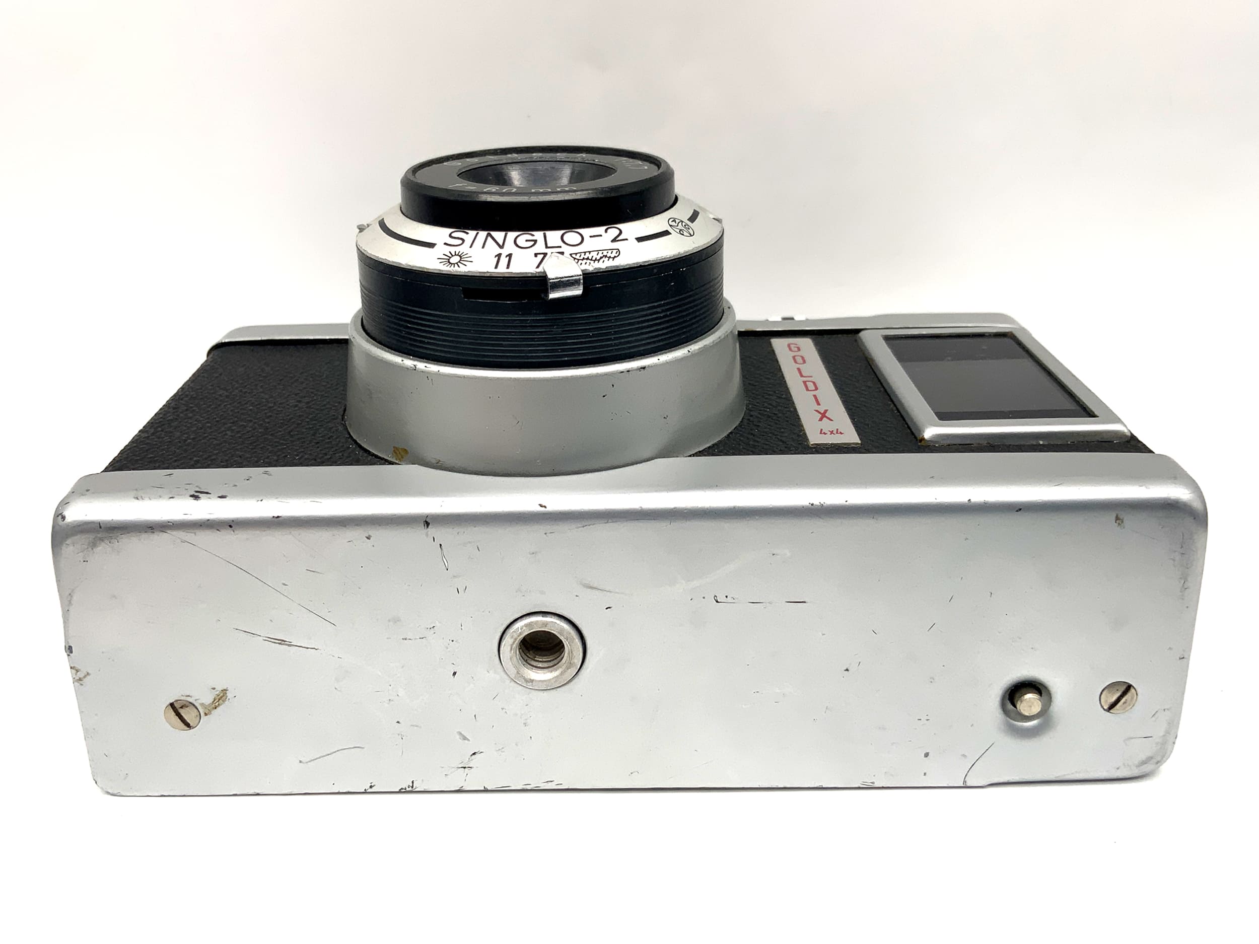 Goldammer Goldix 4x4 viewfinder camera with Goldeck 60mm 1:7.7 analog camera