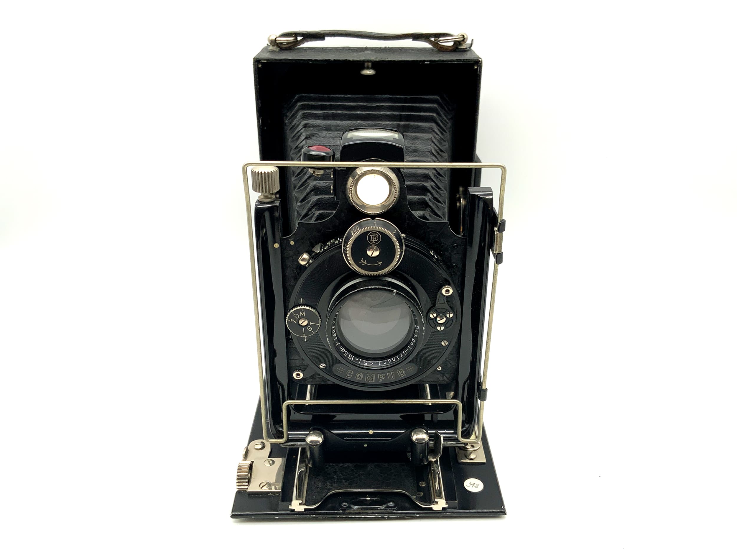 Plaubel plate camera with double Orthor 1:4.5/13.5cm Compur analog camera