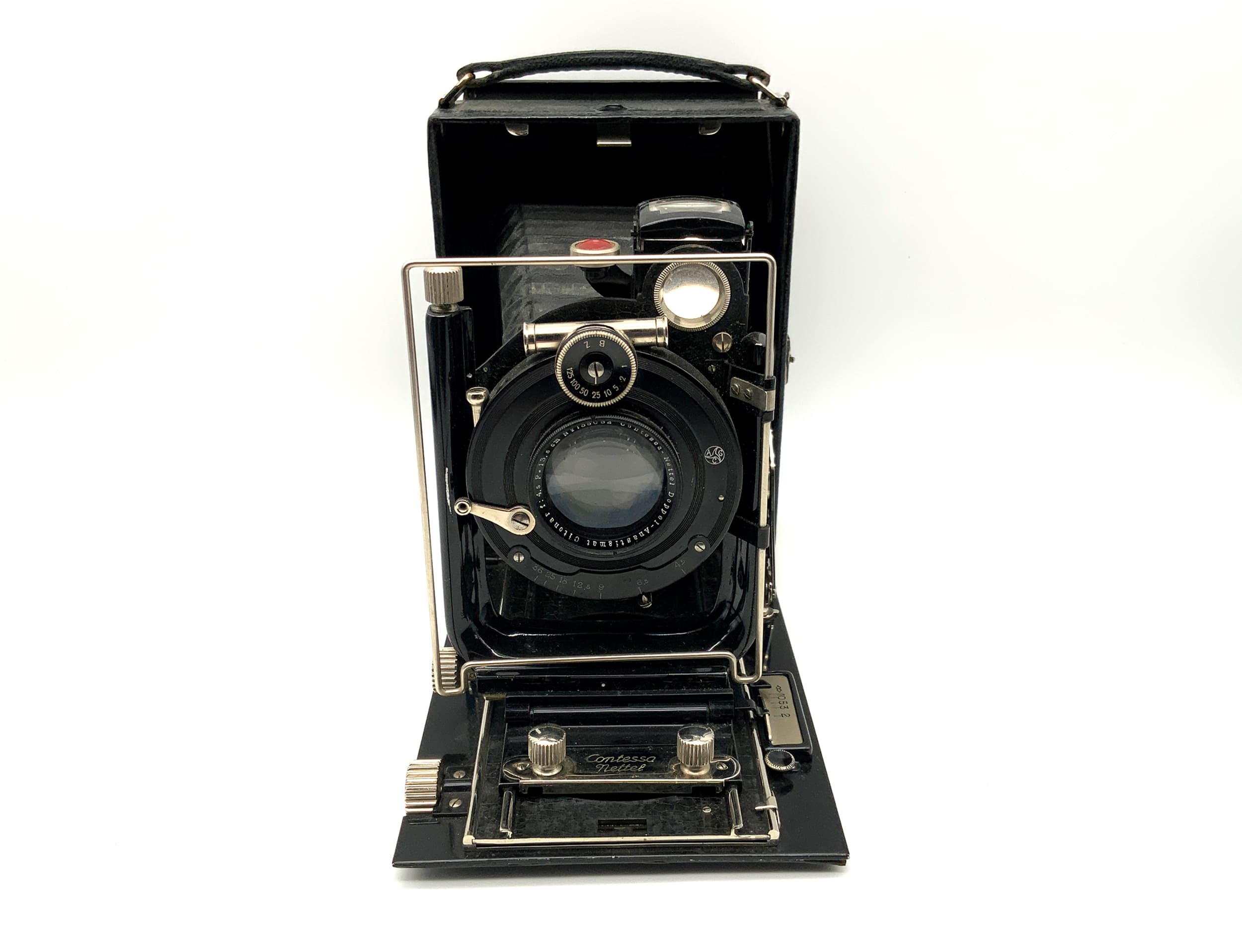 Contessa Nettel plate camera with double anastigmat Citonar 4.5/13.5cm 0