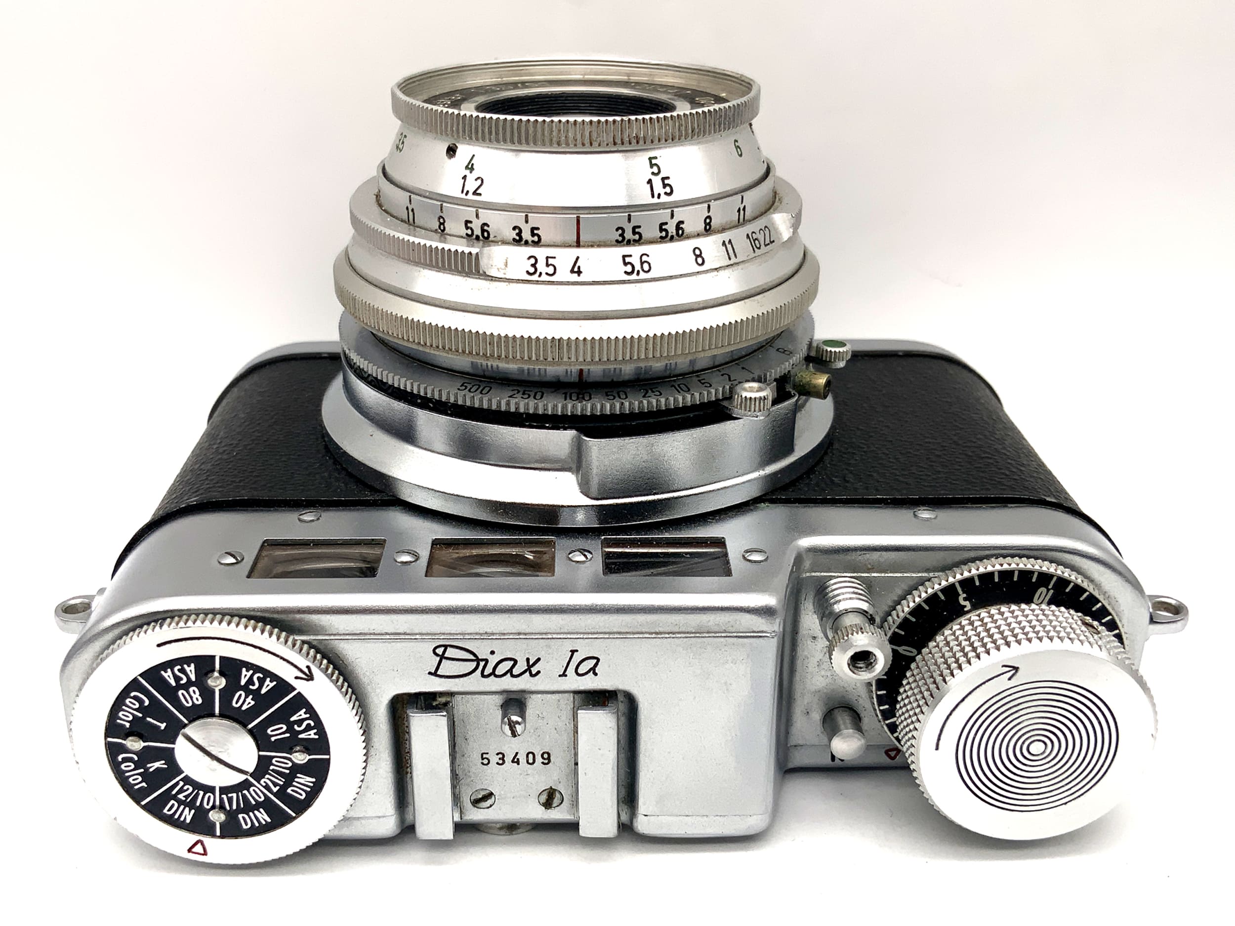 W.Voss Ulm Diax Ia viewfinder camera works Göttingen Westar 50mm 1:3.5 Synchro-Compur