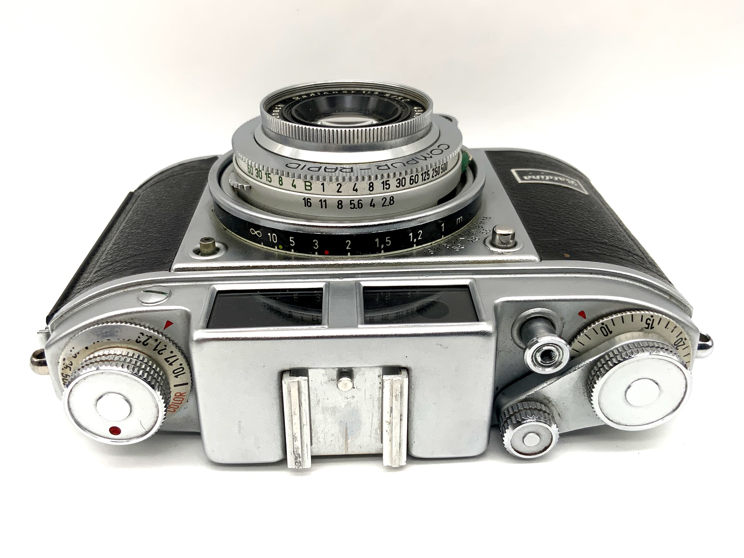 Balda Super Baldina with Radionar 50mm 1:2.8 rangefinder camera Compur Rapid