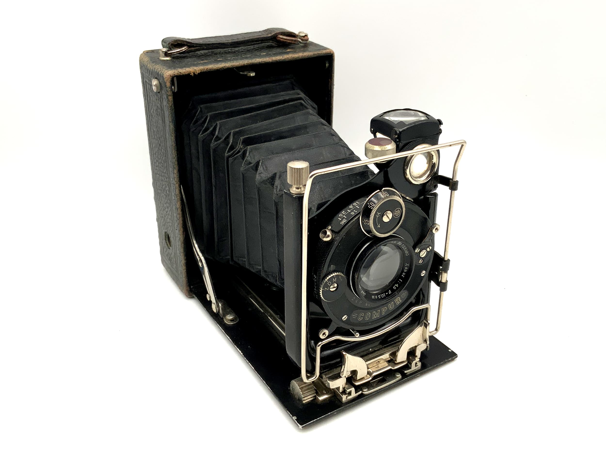 Clunz plate camera with Xenar 4.5/10.5cm Compur analog camera