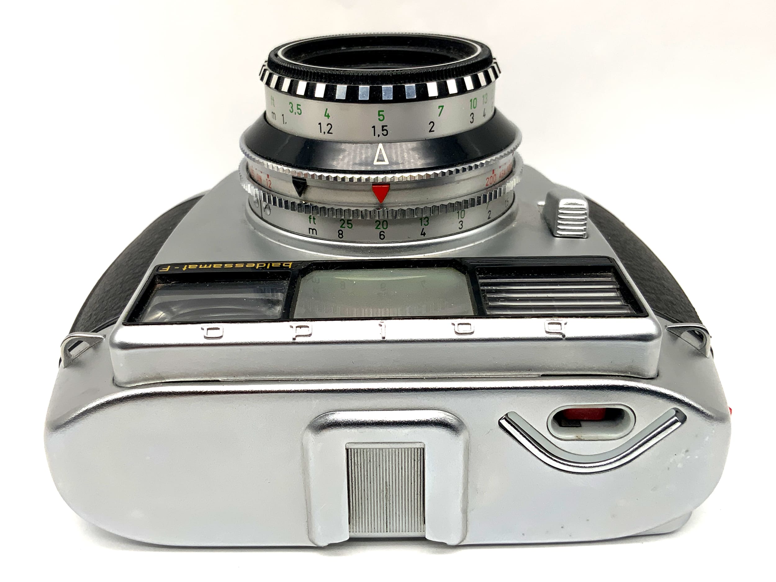 Balda Baldessamat F viewfinder camera with Isco Color-Isconar 45mm 1:2.8 Prontor Lux B lens