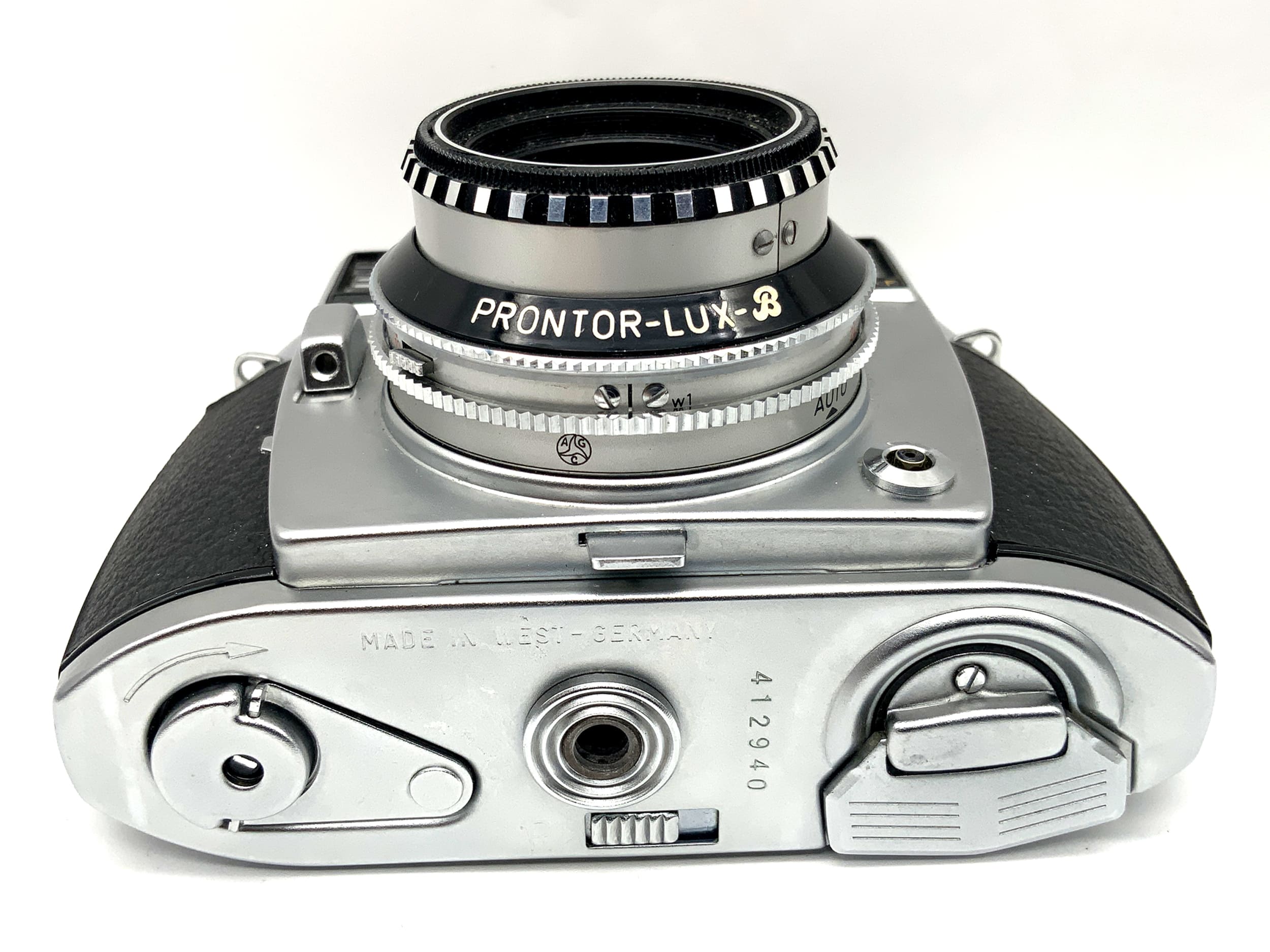 Balda Baldessamat F viewfinder camera with Isco Color-Isconar 45mm 1:2.8 Prontor Lux B lens