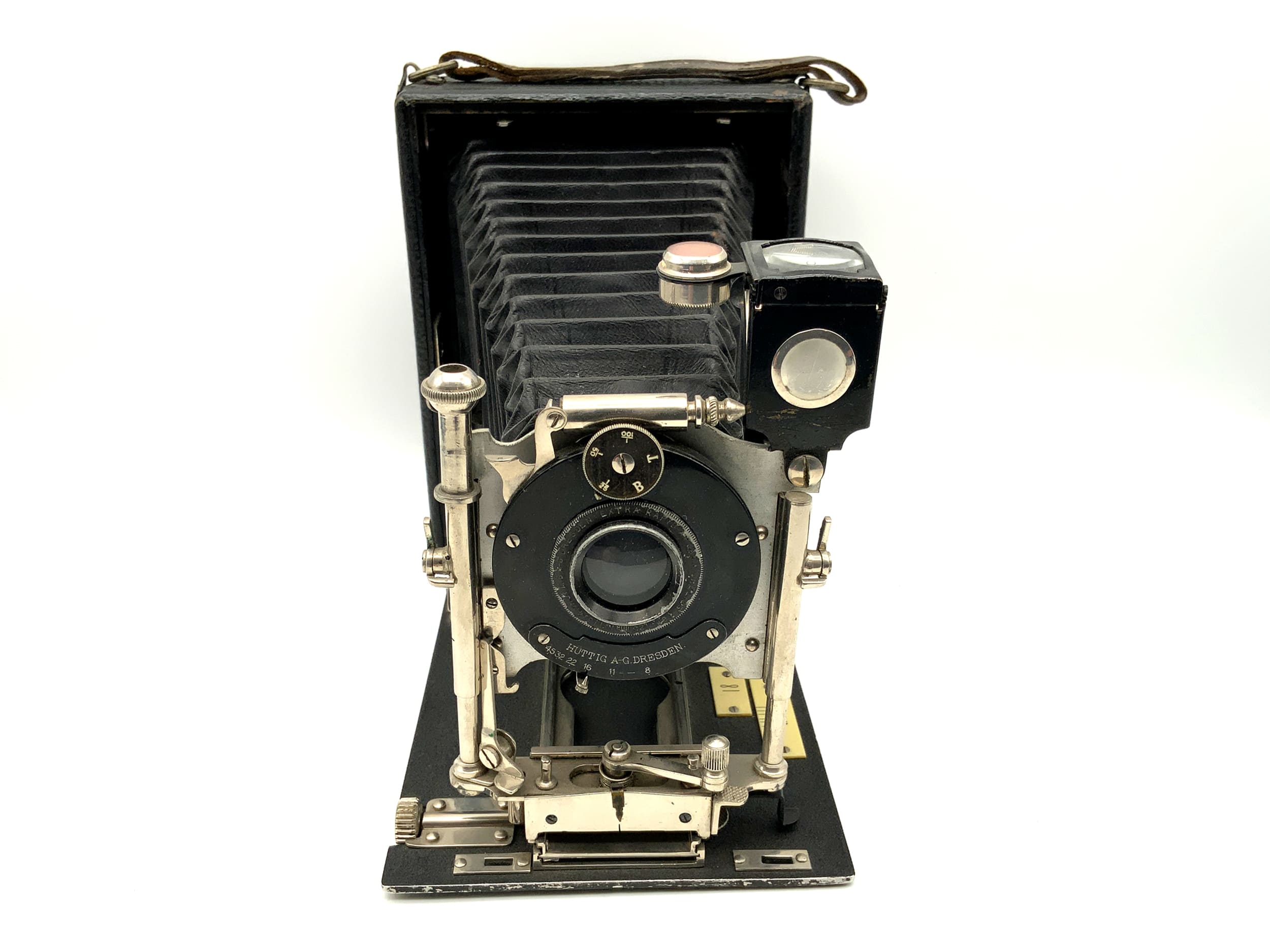 Hüttig Toska Model 1908 plate camera with Aplanat Helios 1:8/125mm 0