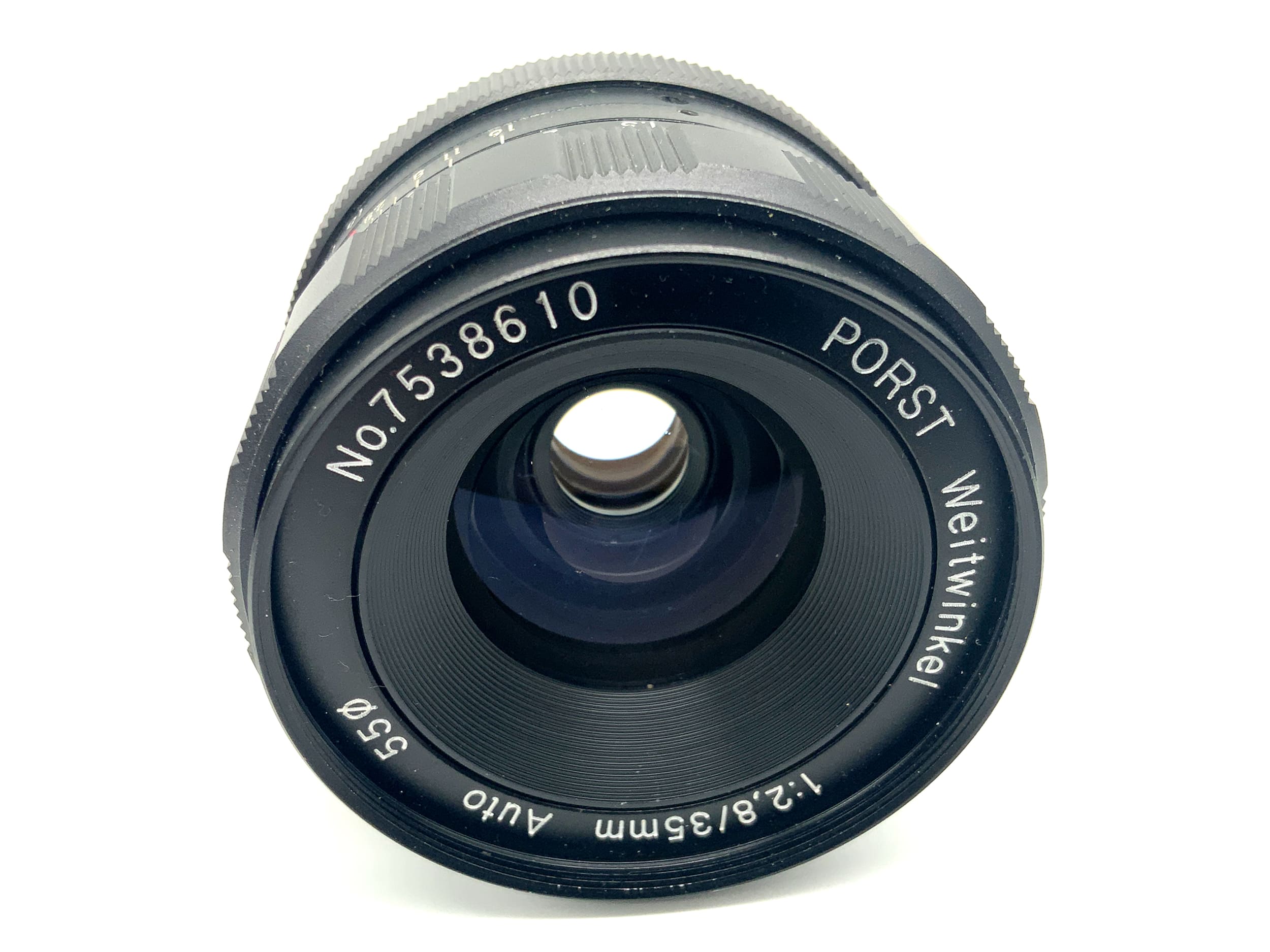 Porst Weitwinkel Auto 35mm 1:2.8 Objektiv Festbrennweite (M42) Nebel!
