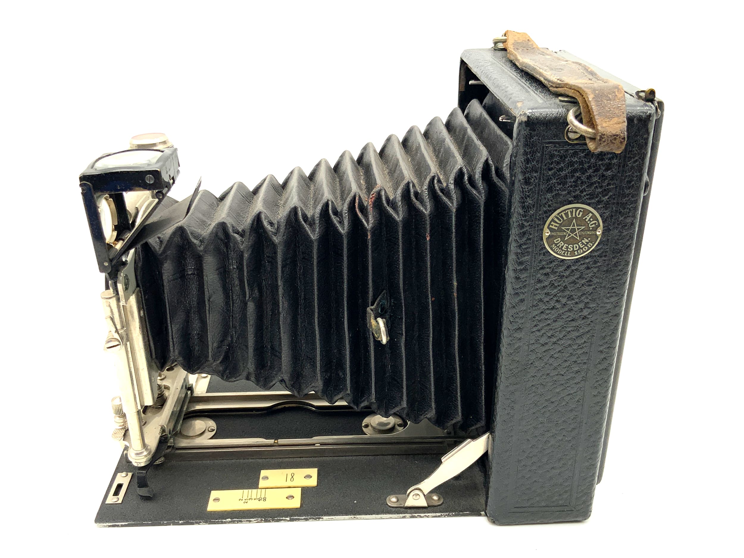 Hüttig Toska Model 1908 plate camera with Aplanat Helios 1:8/125mm 0