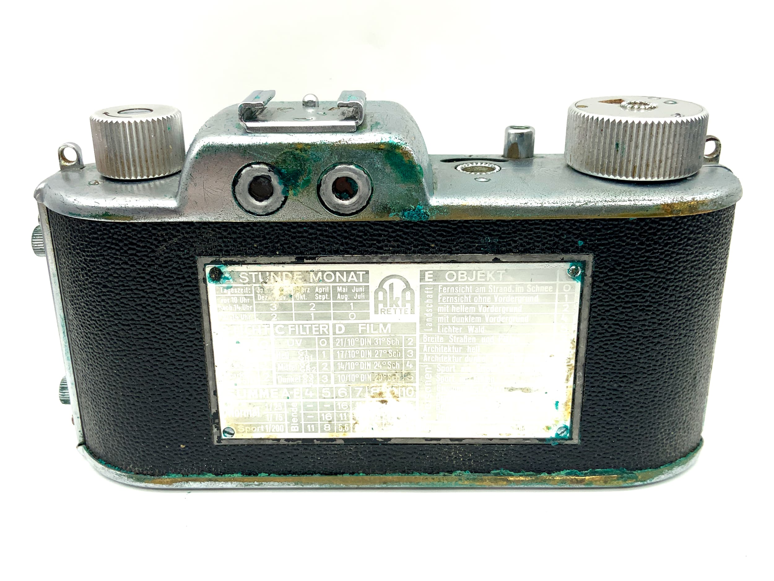 AKA Rette viewfinder camera with Schneider Kreuznach Radionar 50mm 1:3.5 analog camera