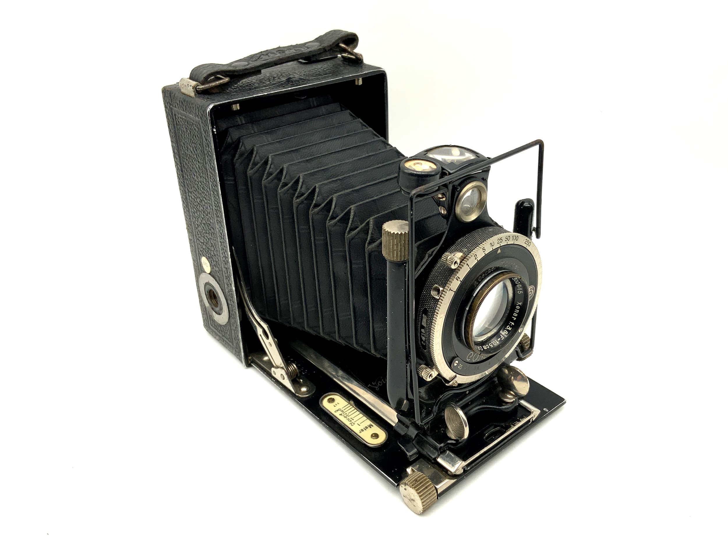 Voigtländer Avus plate camera with Xenar 1:3.8/10.5cm Compur analog camera