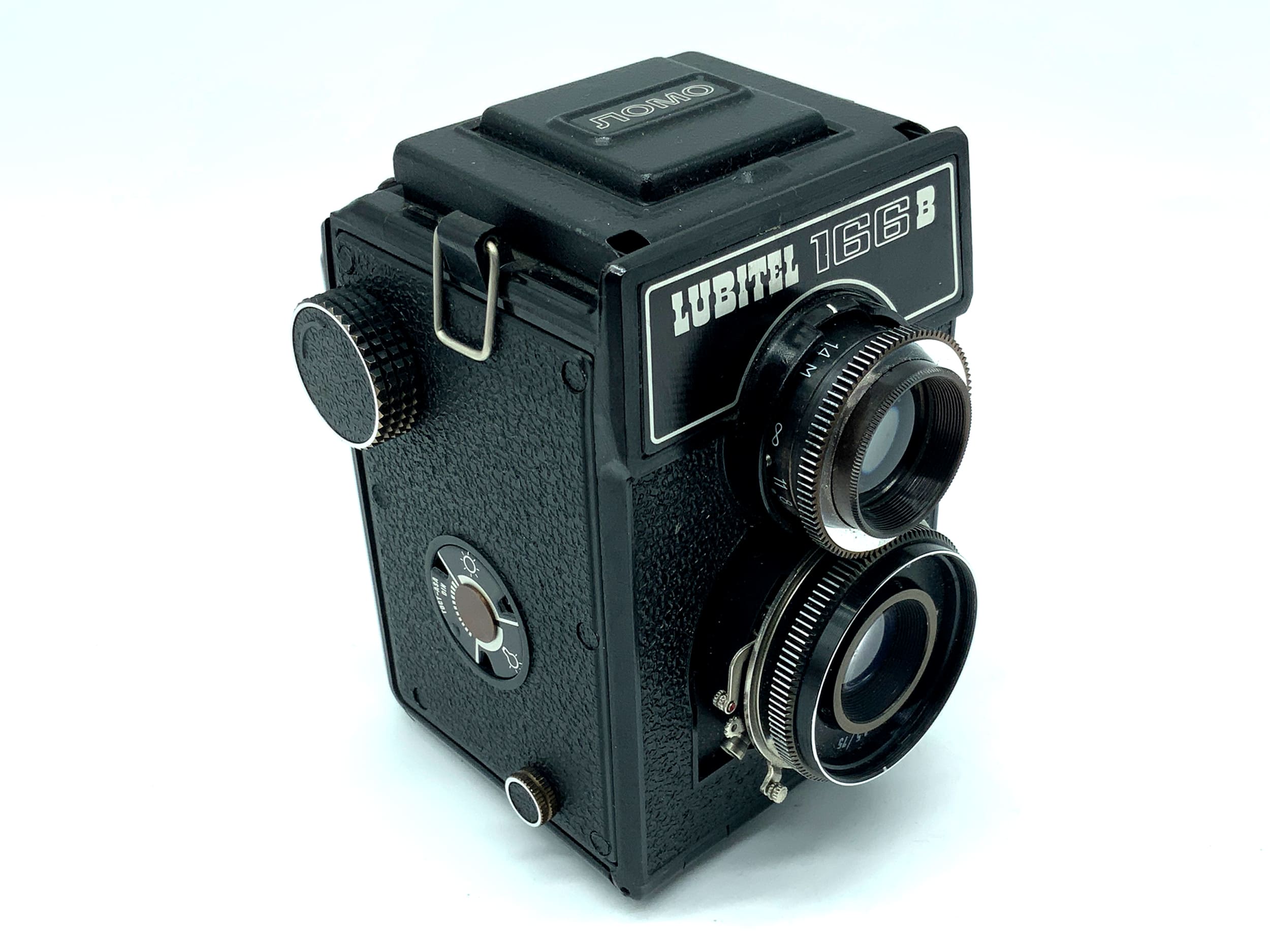 Lomo Lubitel 166B TLR with T-22 75mm 1:4.5 6x6 USSR twin-lens reflex analog camera