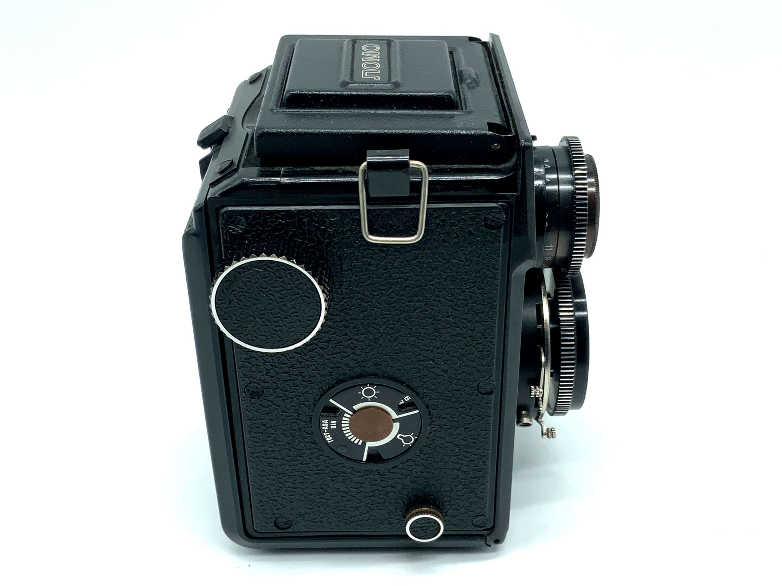 Lomo Lubitel 166B TLR with T-22 75mm 1:4.5 6x6 USSR twin-lens reflex analog camera